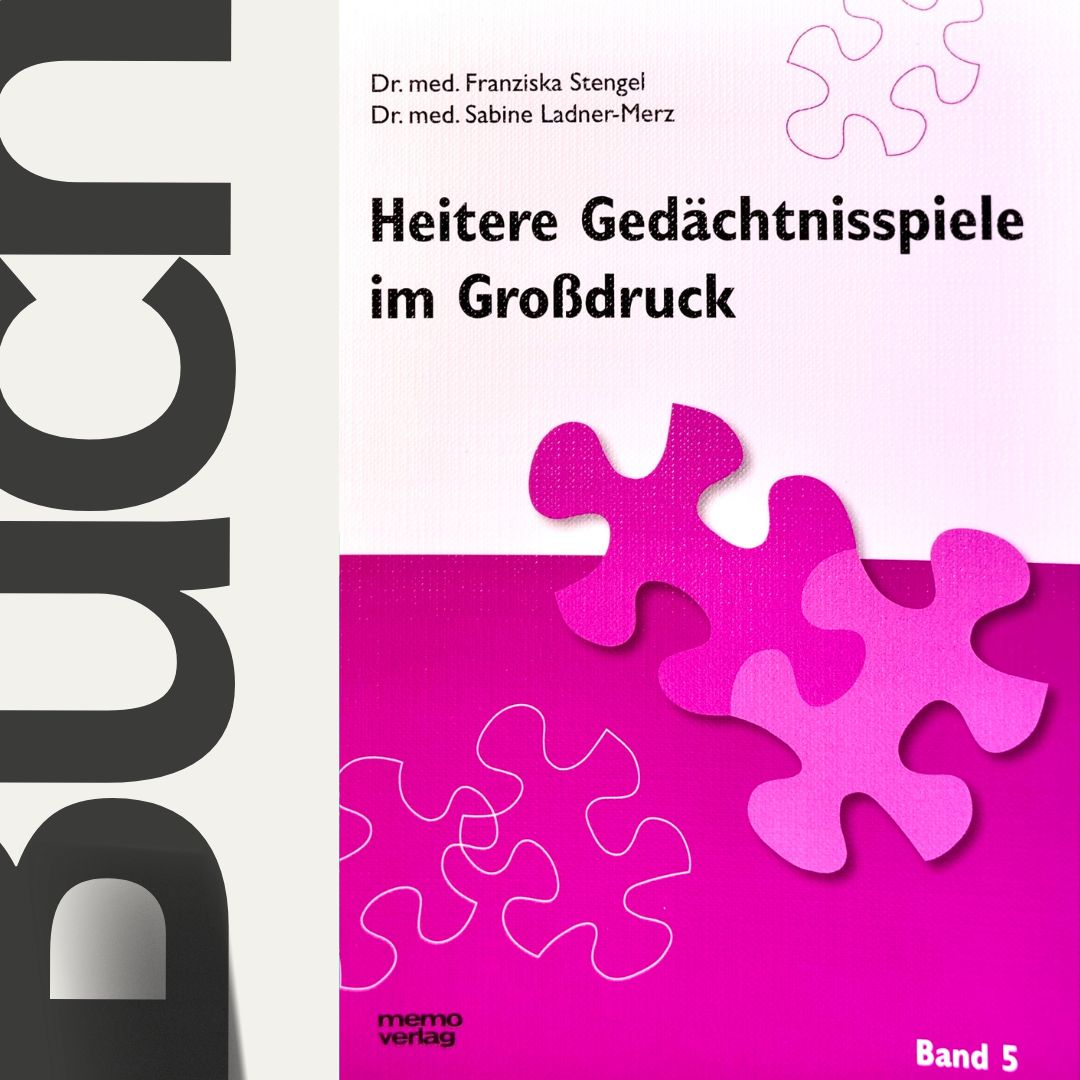 📘✨ Buch der Woche: “Heitere Gedächtnisspiele im Großdruck – Band 5” von Stengel & Ladner-Merz.
✨ Großartige Übungen für ein starkes Gedächtnis: Die klar strukturierten und humorvollen Übungen im Großdruck sind perfekt für Senior*innen.
👉 Frage: Welche Art von Übungen macht dir am meisten Spaß – Logik, Sprache oder Zahlen?
Hashtags:
#HeitereGedächtnisspiele #MemoVerlag #GroßdruckTraining #SpielerischLernen