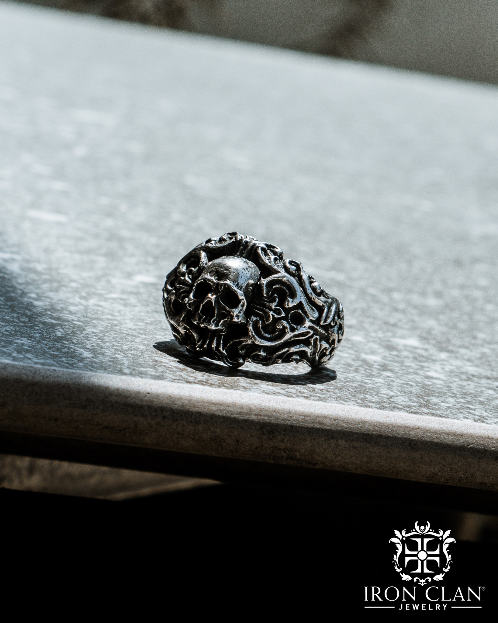 It sees all. The Watcher ring, a silent guardian forged in steel and shadow. Every intricate detail is meticulously hand-sculpted, wrapping the central skull in a web of ancient secrets.
More than a ring, it's a keeper of your journey. Let it stand guard.
Discover the Watcher through the link in our bio.
__
#IronclanJewelry #Ironclanrings
#inkedmagz #gothicjewelry #gothicfashion
#Handmadejewelry #mementomori #gothicrings
#CaesarRing #RocknRollStyle #MensRings