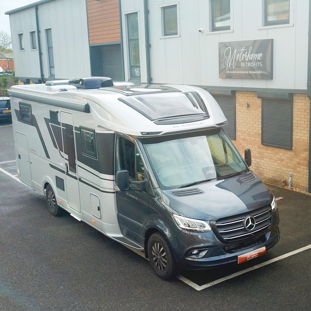 This 2025 Adria Supreme motorhome has been to us for lots of cool upgrades!
Here is the Smart 5G Compact Pro WIFI System we've fitted to give the motorhome internet access whilst out on the road and off-grid!
The router has been installed in a convenient cupboard space which connects to the sleek black antenna we've installed on the roof!
👉 Interested? Get in touch via our contact form to find out more!
#WIFI #wifi #motorhome #motorhomes #motorhomelife #adria #mercedesbenz #5G #5g #antenna