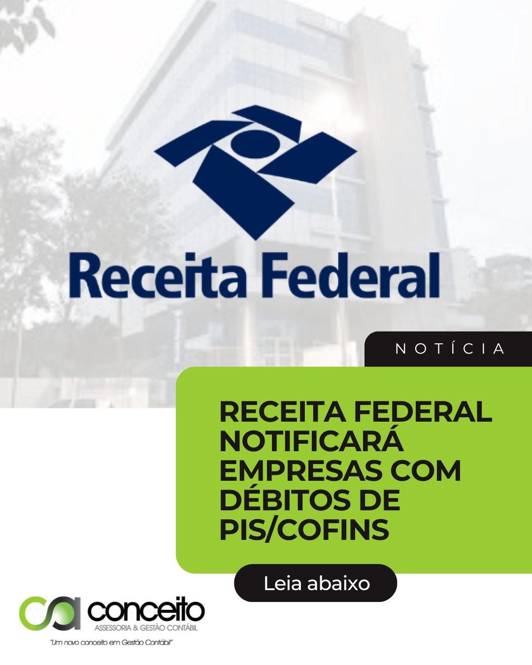 📣 Atenção, empresários!
A Receita Federal iniciará uma nova rodada de notificações para empresas com pendências no pagamento do PIS e da COFINS.
🔎 O cruzamento de dados entre EFD-Contribuições e DCTF tem identificado inconsistências que podem gerar autuações e multas, especialmente em empresas do Lucro Presumido e Lucro Real.
🚨 Se sua empresa recebeu ou vier a receber um aviso, é fundamental revisar os lançamentos, retificar obrigações e regularizar os débitos para evitar complicações fiscais e restrições no CNPJ.
✅ Uma contabilidade atenta e estratégica faz toda a diferença nesse momento!
📌 Em caso de dúvidas, busque orientação para garantir conformidade e evitar prejuízos.
#PISCOFINS #ReceitaFederal #ContabilidadeEstratégica #GestãoFiscal #ConceitoContábil #RegularizaçãoTributária #EmpreendedorismoResponsável #ContabilidadeRJ #LucroPresumido #LucroReal #SimplesNacional #TributaçãoEmpresarial