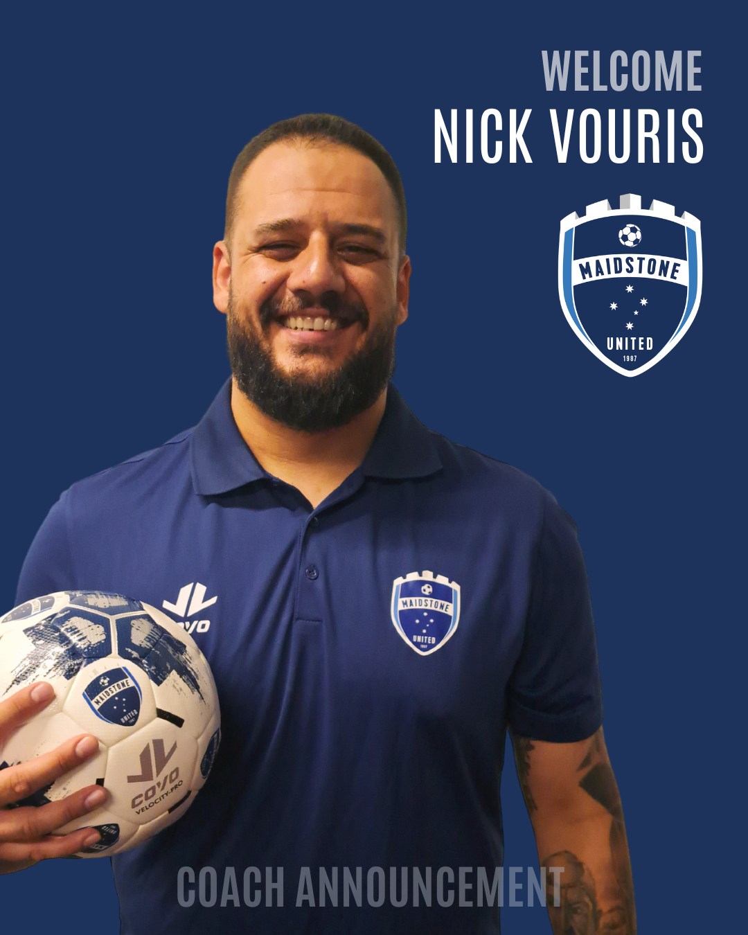 We are excited to announce Nick Vouris as our new Senior Coach!
Nick is stepping up from his impressive role as Reserves Coach, where his dedication, strategic thinking, and ability to develop players have been remarkable.
We are confident that his passion for the club and his clear vision for success will elevate our senior team to new heights.
Joining Nick in the senior coaching box as Senior Assistant Coach will be Josh Woods. We are eager to see this dynamic duo take charge!
Please join us in congratulating Nick on his well-deserved promotion and wishing him and Josh the very best for the upcoming season.