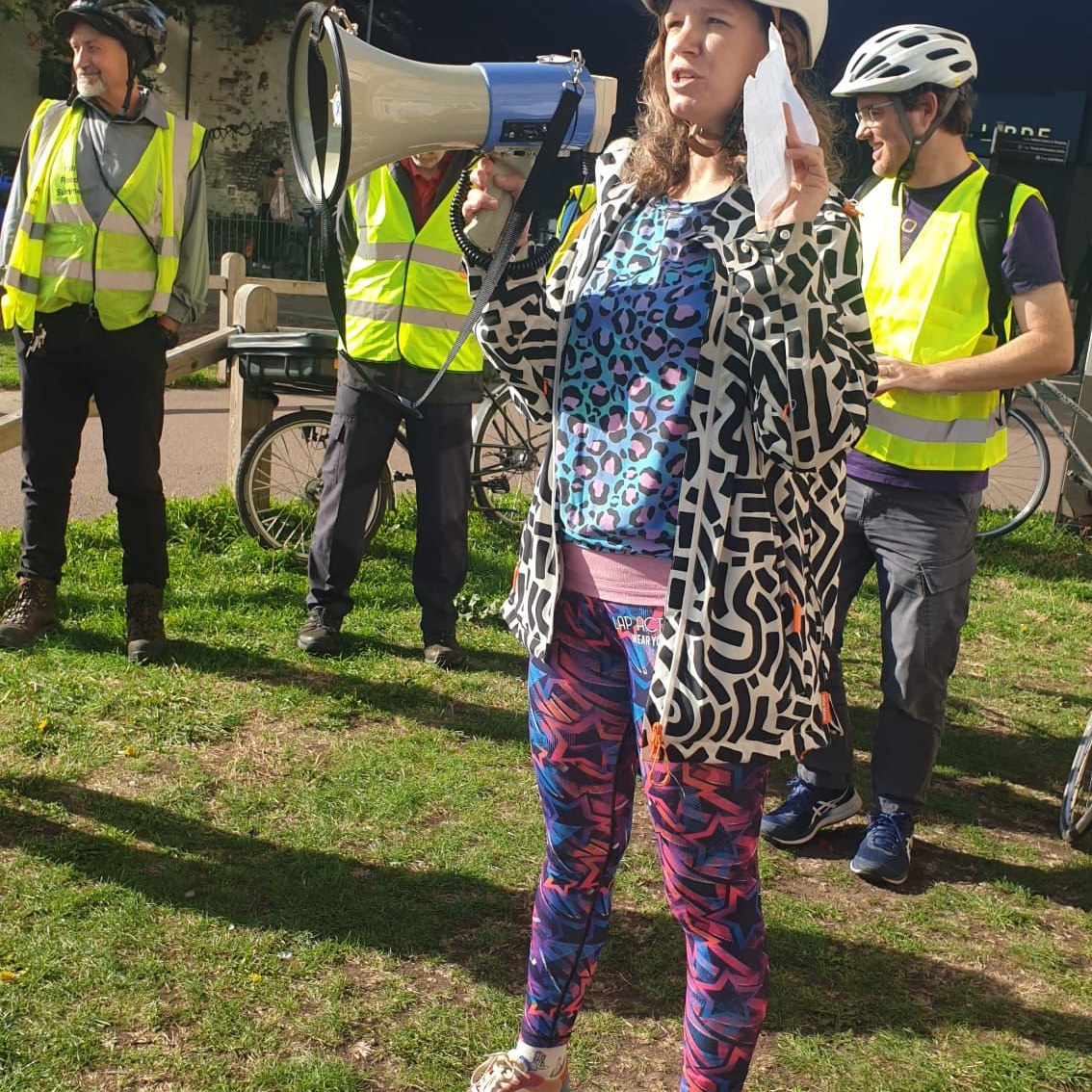 Cycle rides or 'bike swarms' can be a simple and free way to promote sustainable travel in your local area, and have fun at the same time.
On World Car Free Day, Sara (pictured in photo 2) and her Cambridge Mothers CAN group members helped organise a 'Kidical Mass', along with Cambridge Families for Sustainable Travel. They used it to ask their local council to put more resources into implementing School Streets. 159 people took part, and even the councillors responsible for highways joined.
Over the summer, Belinda also took part in a Kidical Mass in Sussex (pictured in photo 3). Over 100 people joined, and they cycled along a 60mph road to highlight to their councillors the need to make it safer for cyclists.
Inspired to do something similar and promote safer, healthier travel where you live, but unsure where to start? Mothers CAN is here for you. You can also check if a Kidical Mass group exists in your area, or have a look at their handy resources online.
#ClimateActionIdeas #SustainableTravel #MothersCAN #MentalHealth