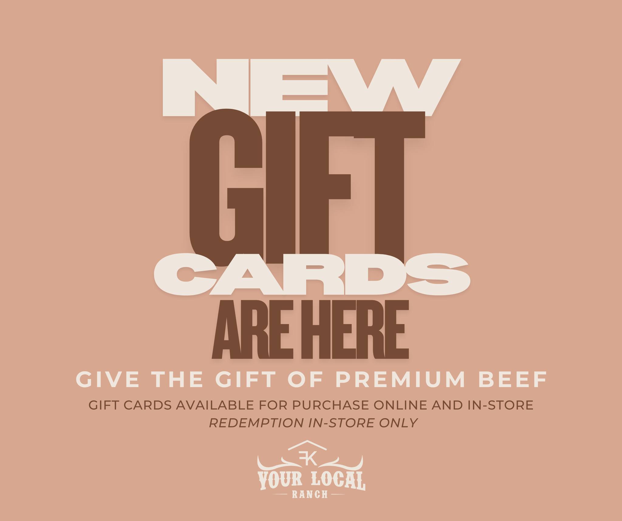 👏 New Gift Cards are here 🙌
Perfect for any occasion, and now available for purchase at both of our locations. Stop by and grab one today!