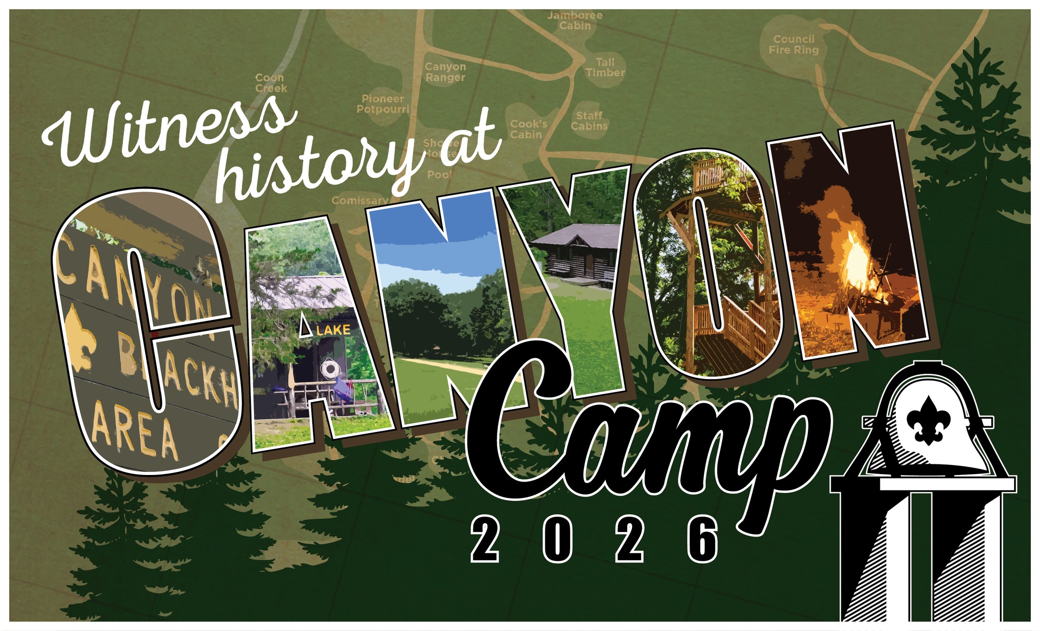 Are you ready to "Witness History at Canyon Camp in 2026"?
We're preparing for another amazing summer on the banks of Coon Creek! Between the 90th anniversary of camp's dedication and the 250th birthday of the United States of America, there will be plenty of history to explore and celebrate!
With new and returning merit badge offerings like American Heritage, Public Speaking, Game Design, and Sustainability, as well as our first time offering IOLS (Introduction to Outdoor Leader Skills) for adult unit leaders, you will not want to miss out on next summer's program!
Click the links and resources below to learn more about why your troop should join us at Canyon Camp next year:
2026 Program Schedule, Merit Badge List, & More
(https://www.canyoncampbsa.org/resources)
Canyon Camp's Program Areas
(https://www.canyoncampbsa.org/summer-camp)
Unit Registration for Summer Camp
(https://www.canyoncampbsa.org/register)
Have any questions for camp leadership? Let us know!
(https://www.canyoncampbsa.org/contact-us)
#CanyonCamp #BlackhawkAreaCouncil #ScoutingAmerica #summercamp #summercamp2026 #America250