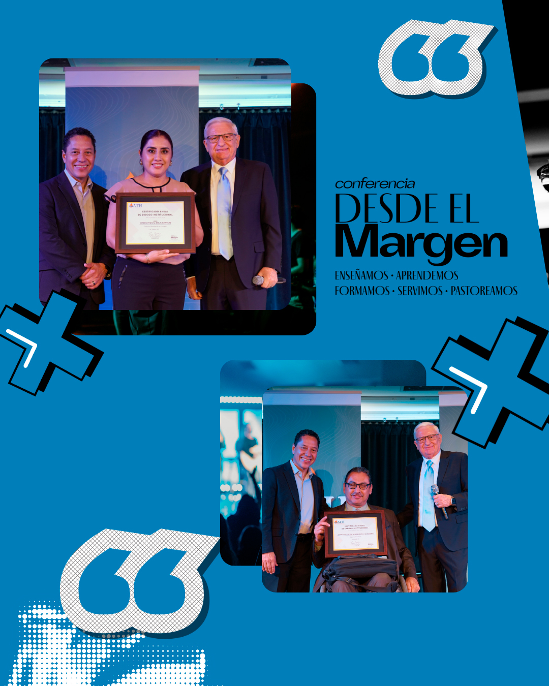 Compartimos momentos únicos e inolvidables vividos en nuestra conferencia "Desde el Margen". Estamos muy felices y agradecidos por todo lo que Dios hará en nuestras vidas.