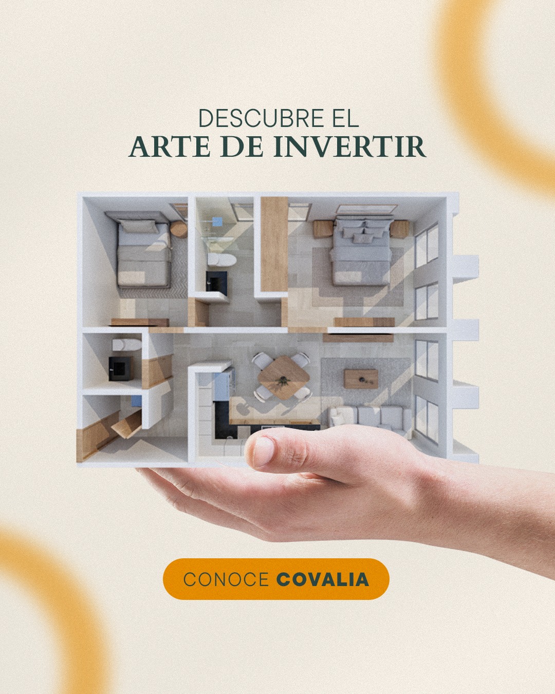 El arte de vivir bien comienza con una decisión inteligente. Conoce Covalia, departamentos premium en Temozón Norte. 🏡
