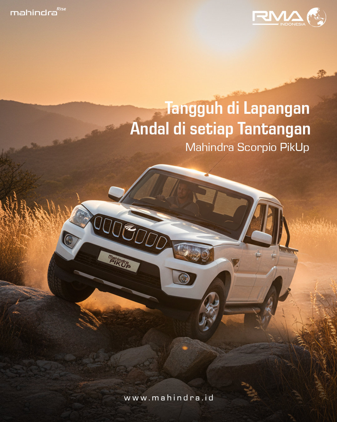 Setiap pagi dimulai dengan tantangan baru. Jalan terjal, batu besar, atau tanah kering yang berdebu—semuanya menunggu untuk ditaklukkan. Dirancang untuk menghadapi kondisi ekstrem, Scorpio Pik-Up hadir sebagai simbol keandalan bagi para pekerja tangguh di seluruh penjuru negeri. Hubungi kami untuk armada andal kebutuhan usaha Anda.
.
.
.
#MahindraScorpio #PikUpKeren #MahindraIndonesia #YourPartnerInSuccess #RMAIndonesia #mahindra4x4 #mining #plantation #farming #miningindonesia #minerals #coal #tambang #sobatenergi #ESDM #miningexpo #agriculture #agriculturelife #tipsandtrick #pertanian #perkebunan #pertambangan #fleet #fleetrental #rentalfleet #pickuprental