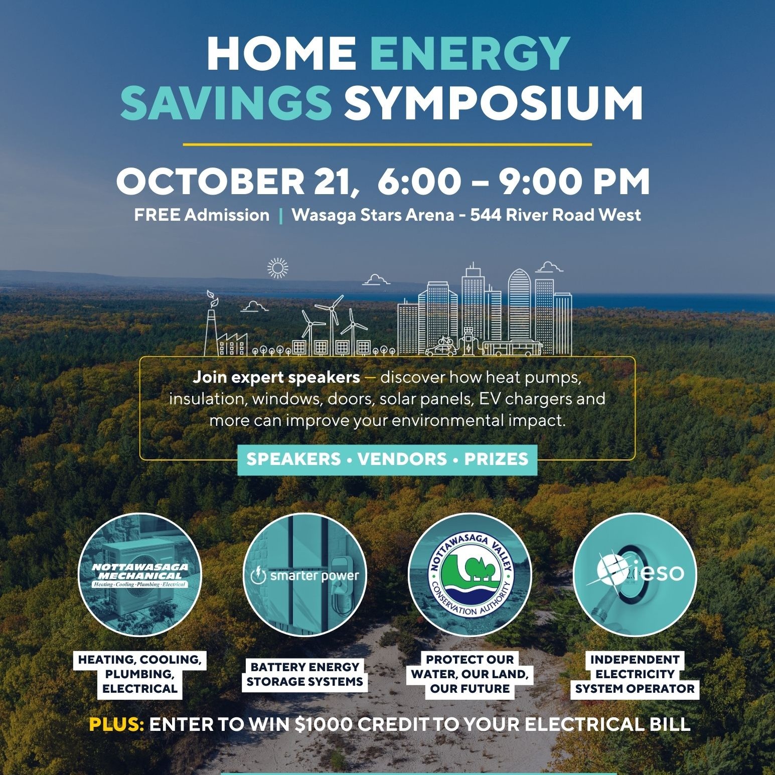 Join the Wasaga Beach Climate Action Advisory Committee for the Home Energy Savings Symposium — a free event packed with expert advice, local resources, and practical steps to make your home more efficient and comfortable.