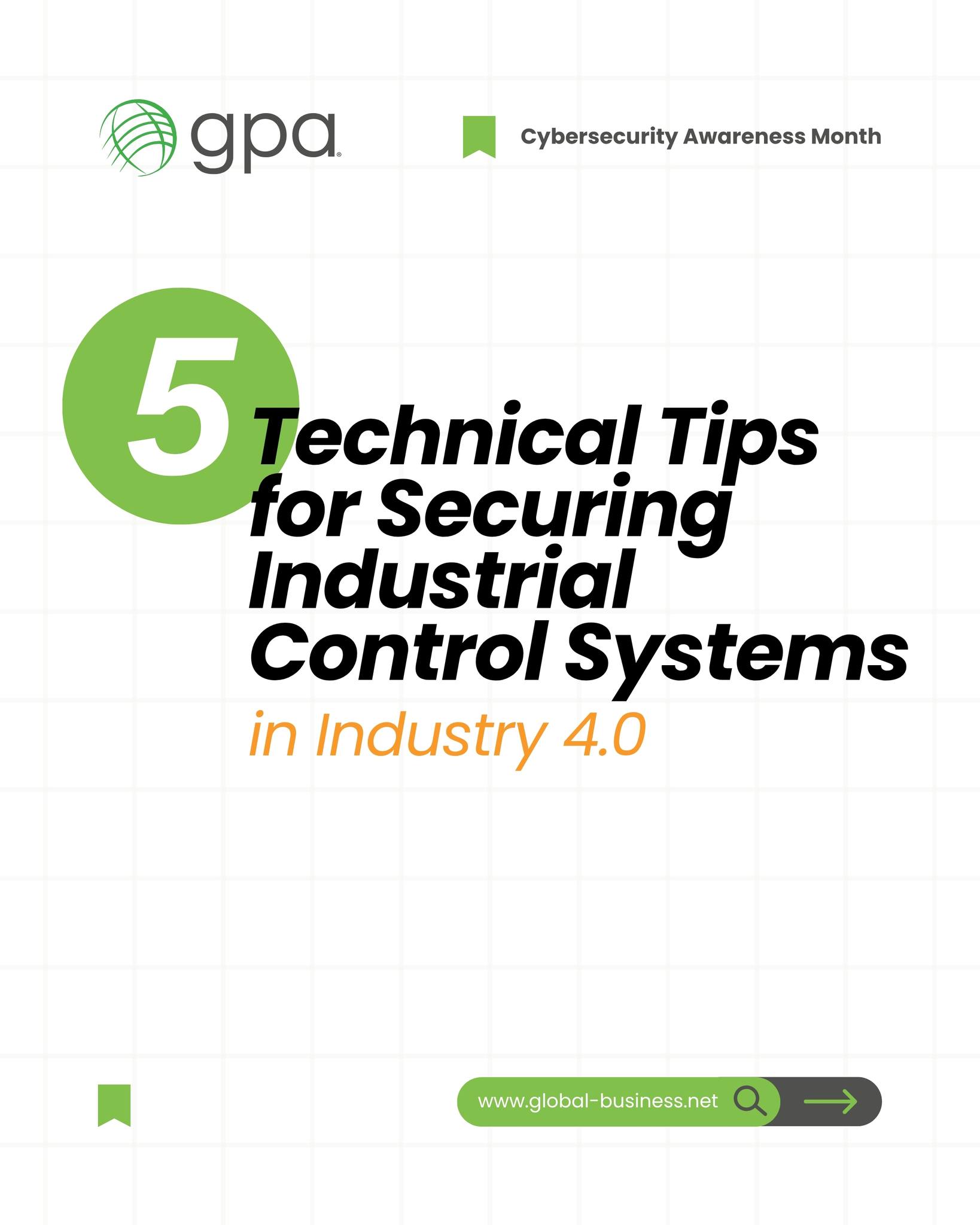 October marks Cybersecurity Awareness Month, and in Industry 4.0 environments, security cannot be an afterthought!
As connectivity expands across smart factories, every new integration point introduces potential risk. Protecting uptime, reliability, and data integrity requires proactive strategies designed for modern OT systems.
Our team compiled 5 technical cybersecurity tips to help manufacturers strengthen their defenses — from secure architectures and zero trust principles to anomaly detection and remote access management.
Explore the full carousel to learn how to:
✅ Build defense in depth for IT and OT convergence
✅ Protect data pipelines and IIoT devices
✅ Implement zero trust in control environments
✅ Leverage continuous monitoring and analytics
✅ Manage remote access with visibility and control
Cybersecurity is foundational to every digital transformation. Let us make awareness actionable.
🔗 Learn more about GPA’s OT cybersecurity services: https://www.global-business.net/otandcyber
#CybersecurityAwarenessMonth #OTSecurity #IndustrialCybersecurity #Industry40 #ManufacturingIntelligence #GPA #DigitalTransformation