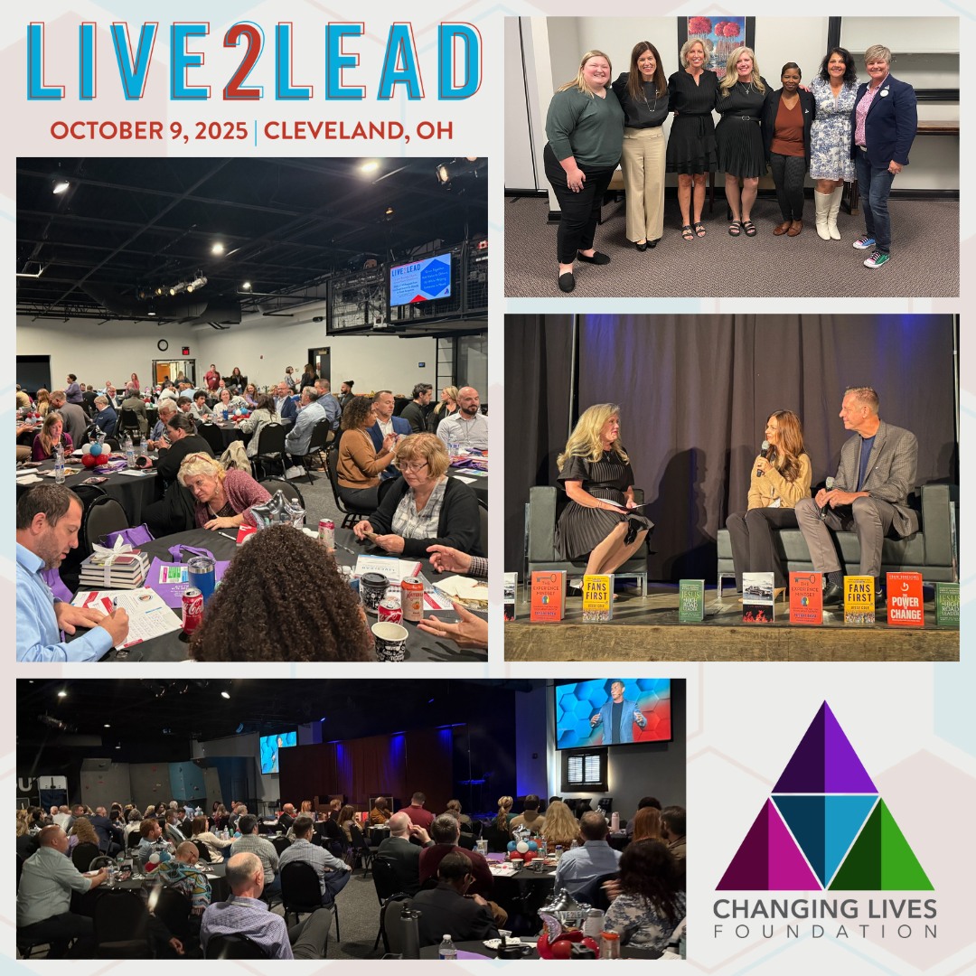 What an amazing day we had at Live2LeadCLE yesterday! 🙌 We hope everyone enjoyed the experience and took home lots of leadership wisdom. A huge thank-you to everyone who attended, and to our incredible team and volunteers who made it all possible! 💙
#Live2LeadCLE #ChangingLivesFoundation #up2Him #live2lead #nonprofit #leadership