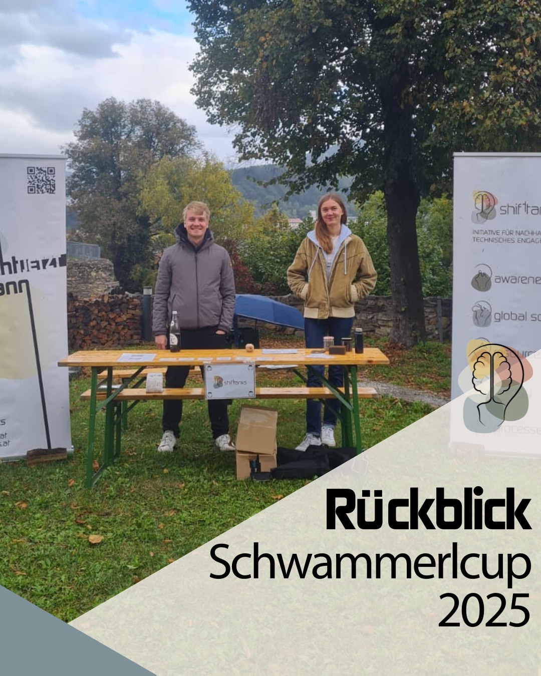 Semesterbeginn heißt Schwammerlcup! 🍄😁
Auch dieses Jahr waren wir wieder fleißig beim Schwammerlcup vertreten und durften den Neuankömmlingen an der Montanuni den Verein shiftTanks und unsere Projekte vorstellen.
Möchtest auch du aktiv werden? Folge dem Link in der Bio! 💕
#schwammerlcup #getshiftie #activism #togetherforabetterfuture #shifttanks #nachhaltigkeit #leoben #montanuniversität