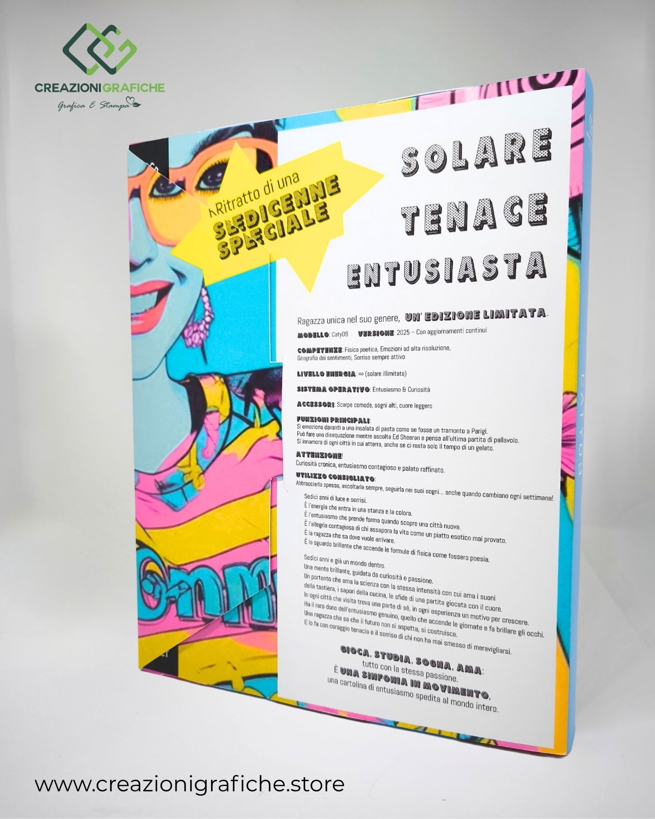 1/3 Abbiamo trasformato uno scatto in una grafica creativa e realizzato una confezione coordinata per esaltare ogni dettaglio.
Un'idea perfetta per un regalo originale, curato in ogni particolare.
📍 Vieni a trovarci dove tutto prende forma:
Via Lisbona 45 – Potenza
🛒 Oppure acquista online su creazionigrafiche.store
✨ Hai esigenze particolari? Scrivici per un preventivo personalizzato:
📞 366 721 0703 (WhatsApp | Telegram)
☎️ 0971 1947682
📨 creazionigrafichesnc@gmail.com | info@creazionigrafiche.store
#ConvenienzaCreativa #CreazioniGrafiche
#GraficaCheParlaDiTe #LaboratorioIdee
#BoxConOmaggio #TshirtPersonalizzate
#IdeeRegaloOriginali