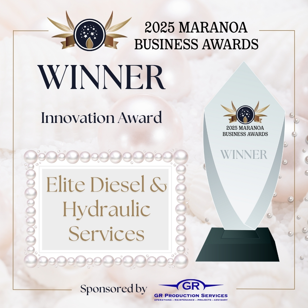 💡 Innovation Award 💡
Congratulations to all the nominees for the Innovation Award sponsored by GR Production Services for the 2025 Maranoa Business Awards! 🌟
Your creative problem-solving, and forward-thinking ideas are driving progress and strengthening the Maranoa’s future. ⚙️🙌
And the winner is…
🥇 Elite Diesel & Hydraulic Services!
Well done to the Elite Diesel & Hydraulic Services team for redefining what innovation looks like in the mechanical and hydraulic industry — proving that local expertise can lead the way in smart, efficient solutions. 👏🚜
@elite_diesel_hyd