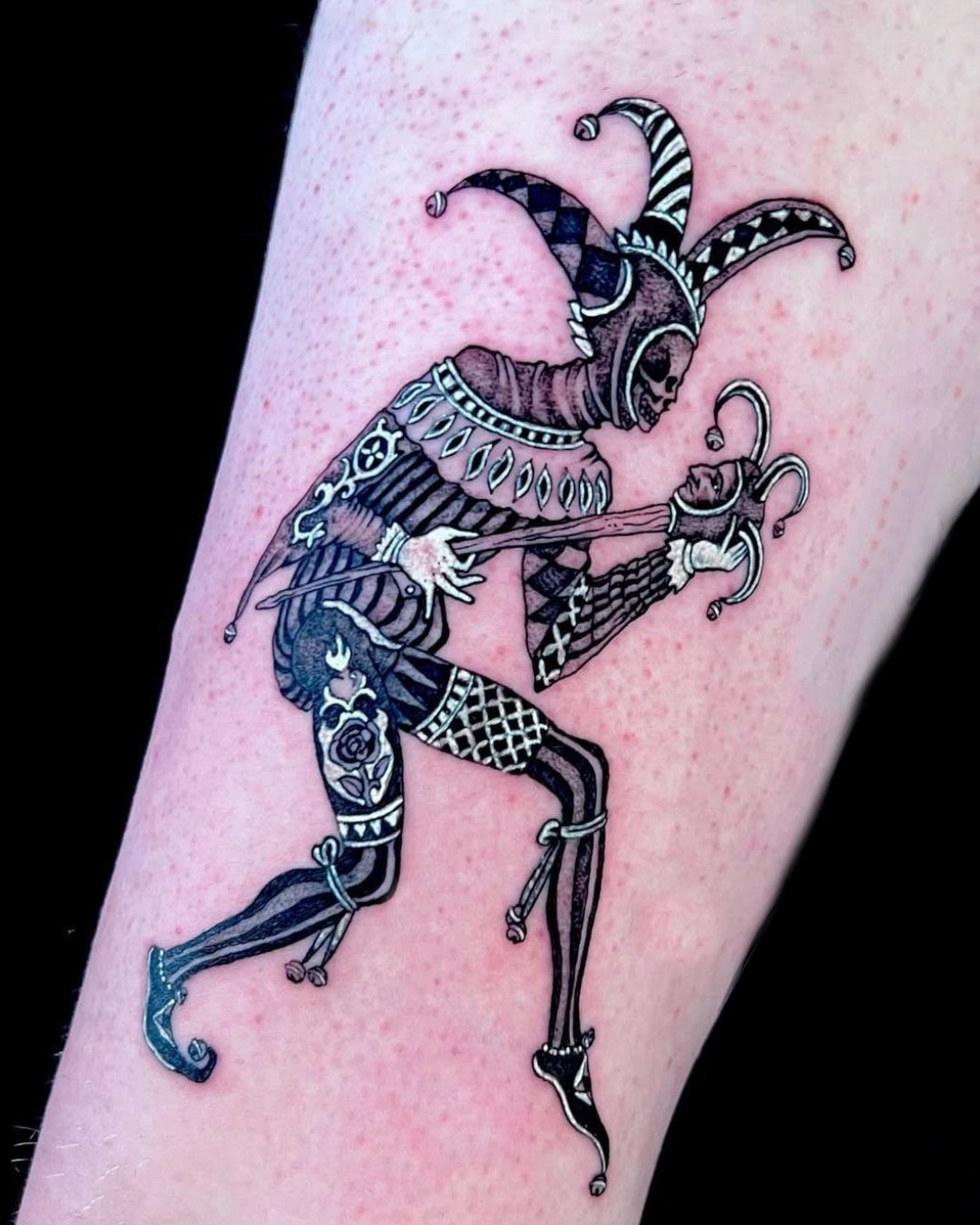 #jestertattoo #jester #tattooinspirations #fool #joker #trickster #tattooink #tattooinkinspirations #tattoodesigns #tattooshedhemel #tattooshed #bodyart #tattoosandpiercings #tattooartist #tattooideas #tattooshedtattoos #tattooshopnearme #tattooshemelhempstead #hemelhempsteadtattoos #tattooshemel #tattooist #tattooed #tattooart #tattoolife #tattoostyle #tattoodesign #tattoostudio #tattooinspiration #tattoos
