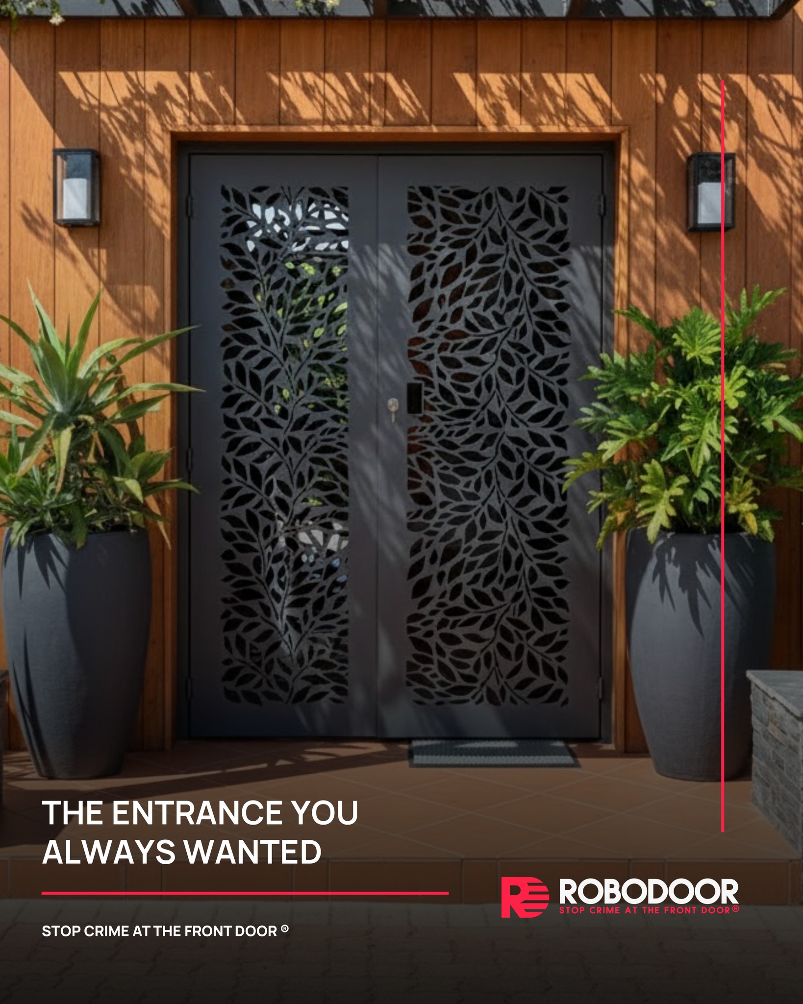 Custom built laser cut gates from robodoor.co.za