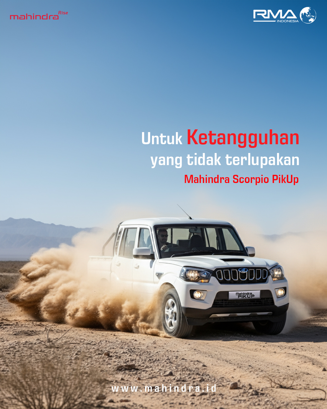 Awali hari Senin dengan semangat dan ketangguhan yang tak tergoyahkan.
Seperti Mahindra Scorpio PikUp, siap menembus segala rintangan meraih tujuan!
Mahindra Scorpio PikUp, Partner sukses Anda!
.
.
.
#MahindraScorpio #PikUpKeren #MahindraIndonesia #YourPartnerInSuccess #RMAIndonesia #mahindra4x4 #mining #plantation #farming #miningindonesia #minerals #coal #tambang #sobatenergi #ESDM #miningexpo #agriculture #agriculturelife #tipsandtrick #pertanian #perkebunan #pertambangan #fleet #fleetrental #rentalfleet #pickuprental