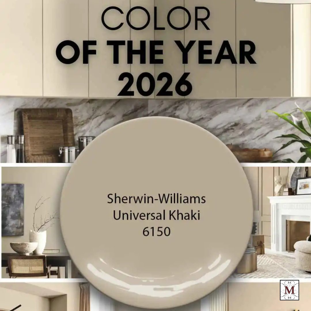 Sherwin Williams Color of the Year 2026: Universal Khaki (SW 6150)
Sherwin-Williams (in partnership with HGTV Home) has named Universal Khaki SW 6150 as its 2026 Color of the Year — a warm, grounded neutral that blends sophistication with comfort.
This mid-tone khaki (leaning earthy tan) is part of their “Foundational Neutrals” palette — neutrals with character, depth, and flexibility.
🔸 Why it’s a strong pick for homes & renovations?
It provides a soft, warm backdrop that allows furniture, art, and accent colors to shine.
It pairs beautifully with woods, stone, brass or black metal accents, and richer tones like burgundy, terracotta, or deep greens.
It encourages a sense of calm, timelessness, and adaptability across evolving design trends.
Thinking of refreshing your space? Ask us how Universal Khaki (and its companion tones) can elevate your next project.
Contact us today for all your home renovation, interior design services & cabinet hardware needs.
#ColorOfTheYear #UniversalKhaki #HomeRenovation #InteriorDesign #SherwinWilliams #HomeRenovation #homerenovations #interior_design #InteriorDesign #interiordesigns #interiordesigner #interiordesigners