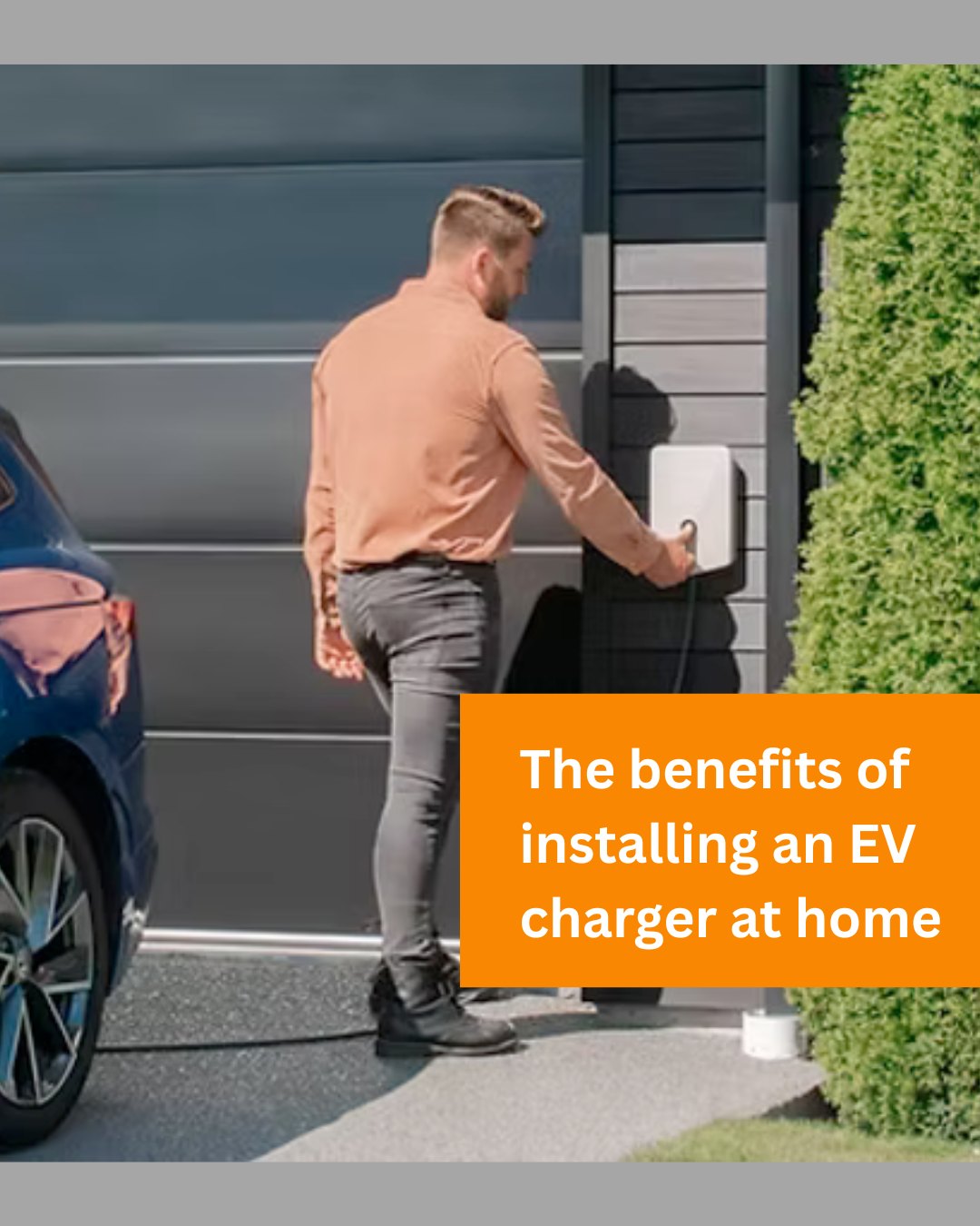 Electric vehicles are becoming more common, and so should home charging! Installing an EV charger at home means you can charge overnight and be ready for your day. Check out the full benefits here: https://wix.to/SRFtaTw #EVCharging #SustainableLiving