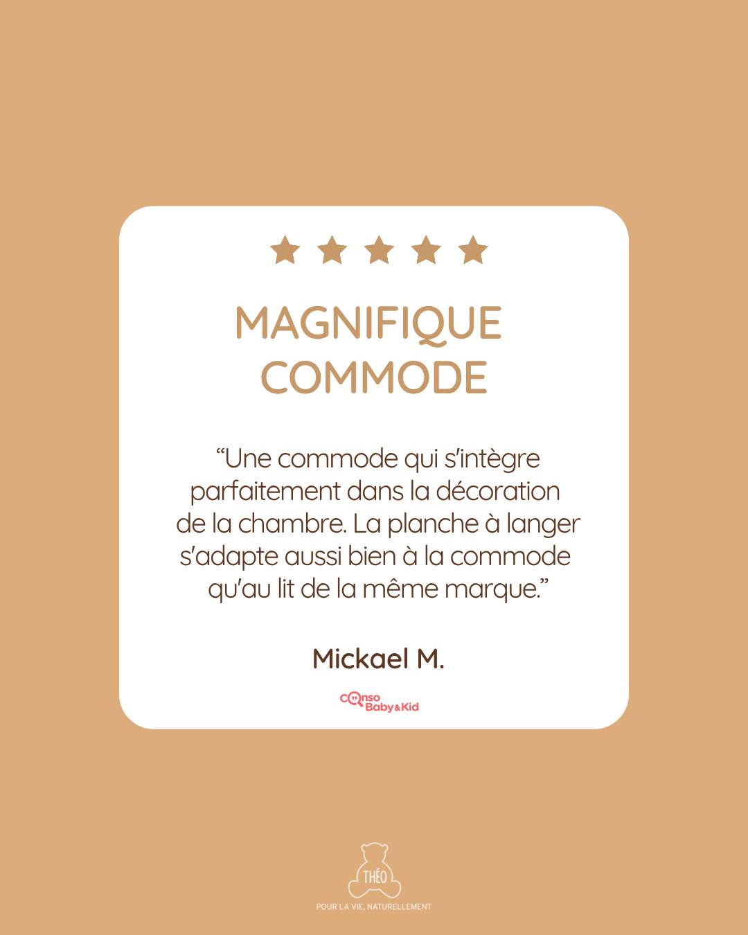 Chez Théo-Bébé, vos avis sont précieux 💛
Chaque retour nous motive à continuer de créer des meubles durables, beaux et pensés pour accompagner vos enfants au quotidien.
👉 Vous aussi, n’hésitez pas à partager vos impressions : en commentaire, sur notre site ou en nous mentionnant sur vos publications.
#avisclients #theobebe #meublesbébé #durable #ecoresponsable #designfrançais #consobaby