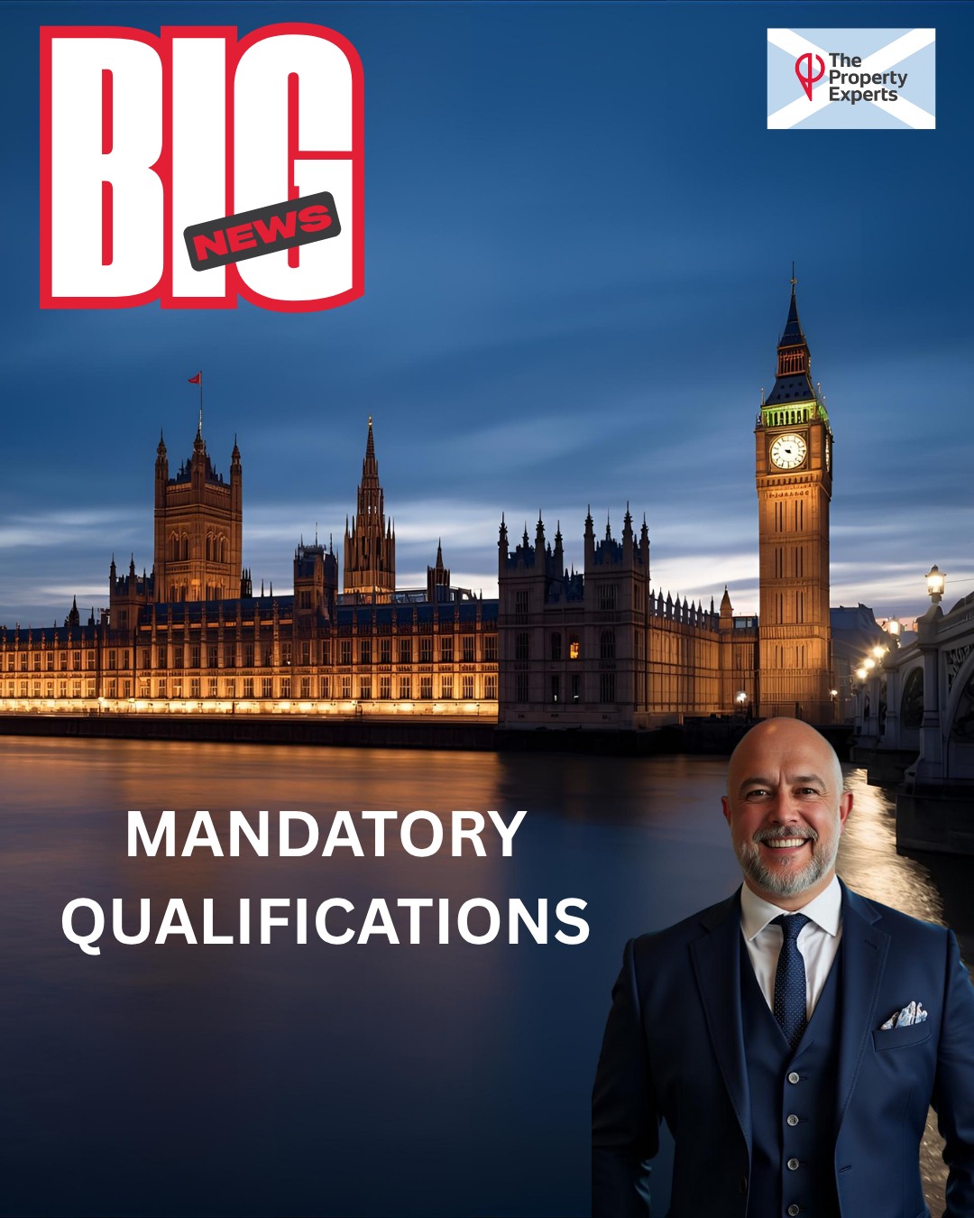 The UK Government is proposing to overhaul the home buying process and includes the mandatory qualifications of estate agents.  Let's hope this gets extended to Scotland.
Thankfully you're in safe hand with myself as I hold the NAEA estate agency sales qualifications for both the UK and Scotland, the ARLA lettings qualifications for both the UK and Scotland plus Financial Planning Certificates 1, 2 & 3 and the Certificate in Mortgage Advice & Practice.
Not only do I hold these qualifications, but I attend regular training / CPD wit The Property Experts to make sure I'm up to speed on all the changes across the whole of the UK.  It's been a busy few days with lots of announcements and news from both the UK and Scottish Government.  One of the biggest changes for landlords is the Housing (Scotland) Bill which has just passed and is awaiting Royal Assent before becoming law.  The introduction of Rent Controls is one that landlords need to plan for now.
https://linktr.ee/edinburghpropertyexperts