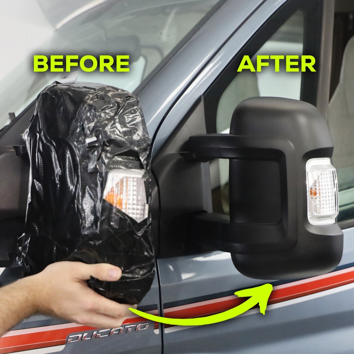 Damaged your Ducato wing mirror? ❓
We’ve just supplied and installed a genuine Fiat Ducato long arm wing mirror on this customer’s motorhome, replacing their heavily damaged unit.
As it’s a genuine part, it retains:
✅ Heated and adjustable glass
✅ Integrated FM & DAB antennas 📶
👉 Interested? Get in touch with us via the contact form on our website!
#Motorhome #motorhome #motorhomelife