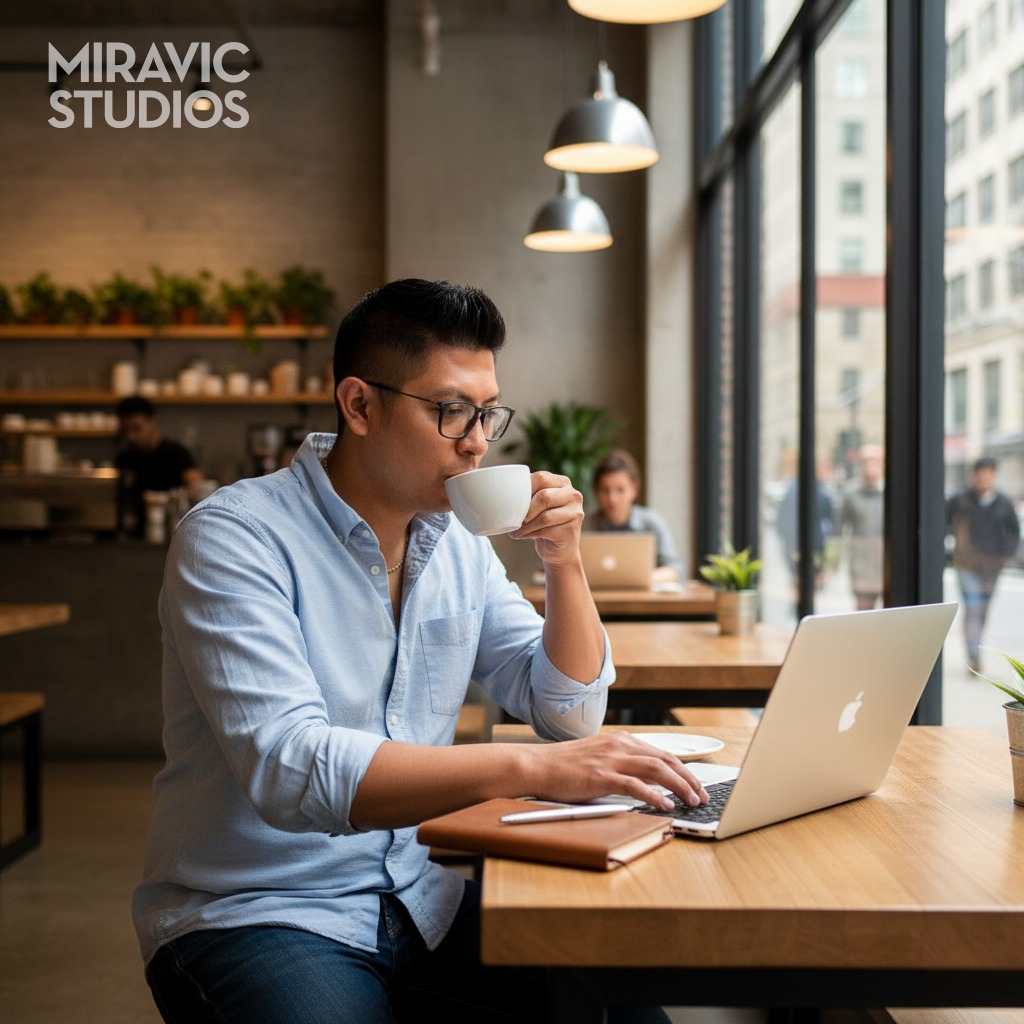 ☕💻 Café, conexión y creatividad.
Cada proyecto empieza con una idea… y una buena taza de café.
En Miravic Studios, convertimos ideas en marcas, diseños en estrategias, y cafés en resultados.
Hoy trabajando remoto, pero siempre presente para nuestros clientes.
Sitios web, branding, impresos o estrategias digitales — todo comienza aquí.
¿Hablamos de tu próximo proyecto?
#Branding #DiseñoWeb #Emprendedores #VidaFreelancer #MiravicStudios #TrabajoRemoto #DiseñoConPropósito #DigitalAgency