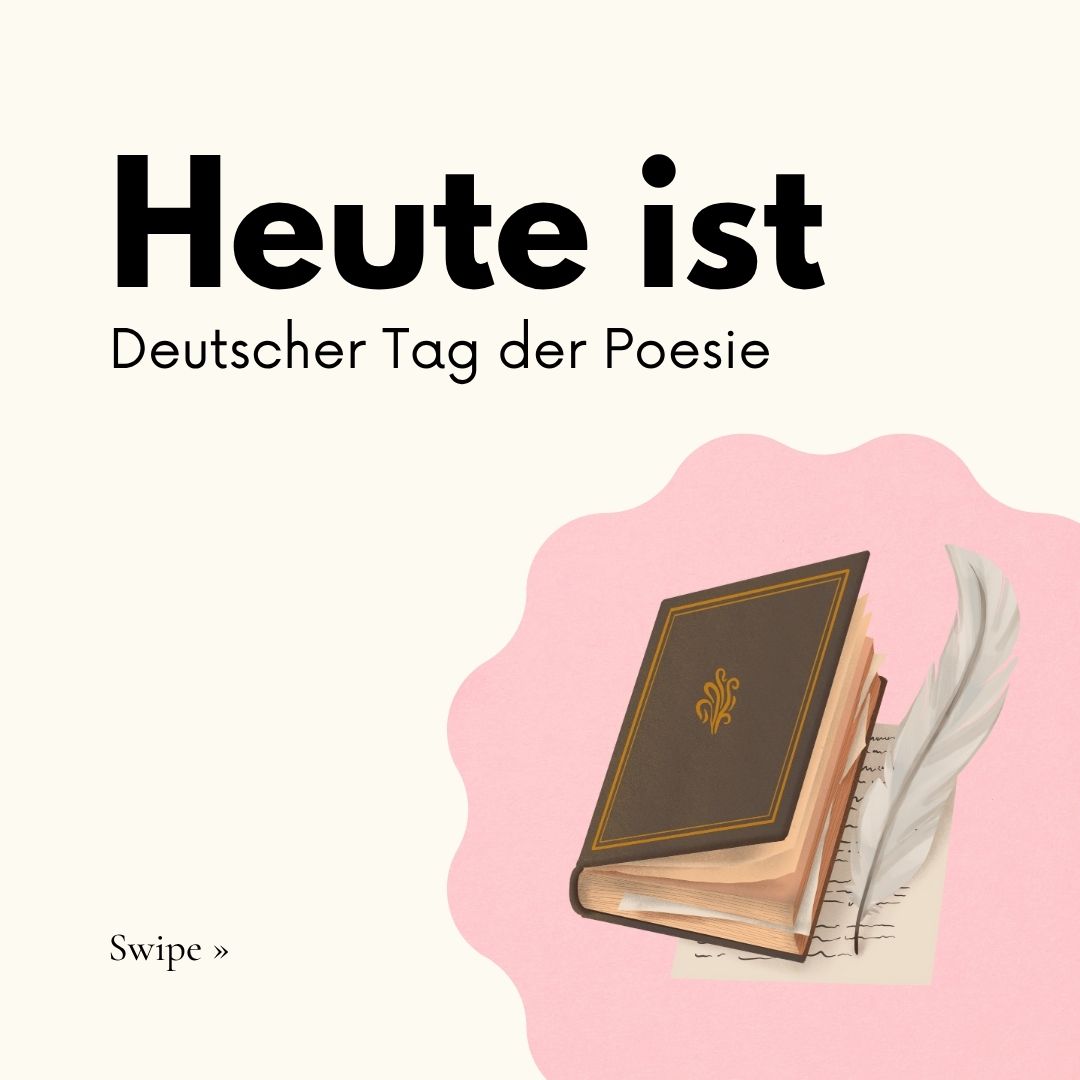 Deutscher Tag der Poesie
🌺📜 “Poesie spricht die Seele an. Heute, am Deutschen Tag der Poesie, feiern wir die Schönheit deutscher Lyrik. ✨💬 Welches Gedicht hat dich zuletzt berührt? Schreib es in die Kommentare! ✍️”
👉 Buchempfehlung: “Spiegelträume – Gedichte und Lieder” von Maja Merz.
Eine zauberhafte Sammlung von Gedichten und Liedern, die Geist und Herz gleichermaßen berühren.
#TagDerPoesie #DeutscheLyrik #Spiegelträume #memoVerlag