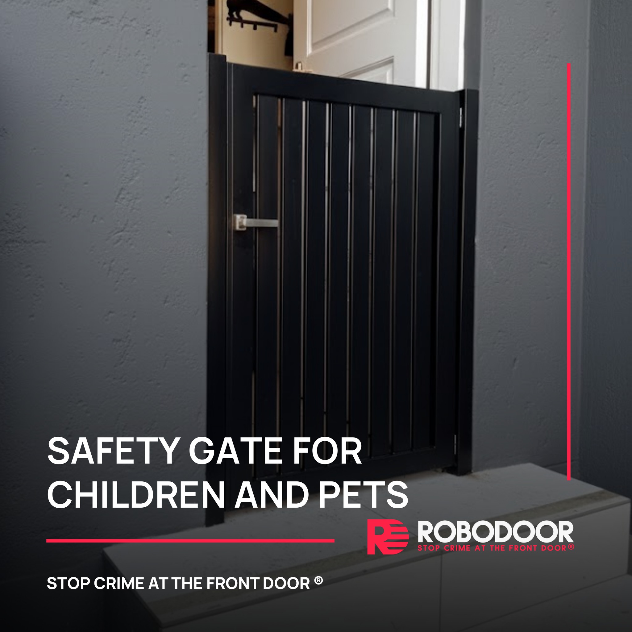 Keep your little ones and pets safe in style. Our custom Safety Gates are designed for strength, simplicity, and everyday use. ROBODOOR.CO.ZA