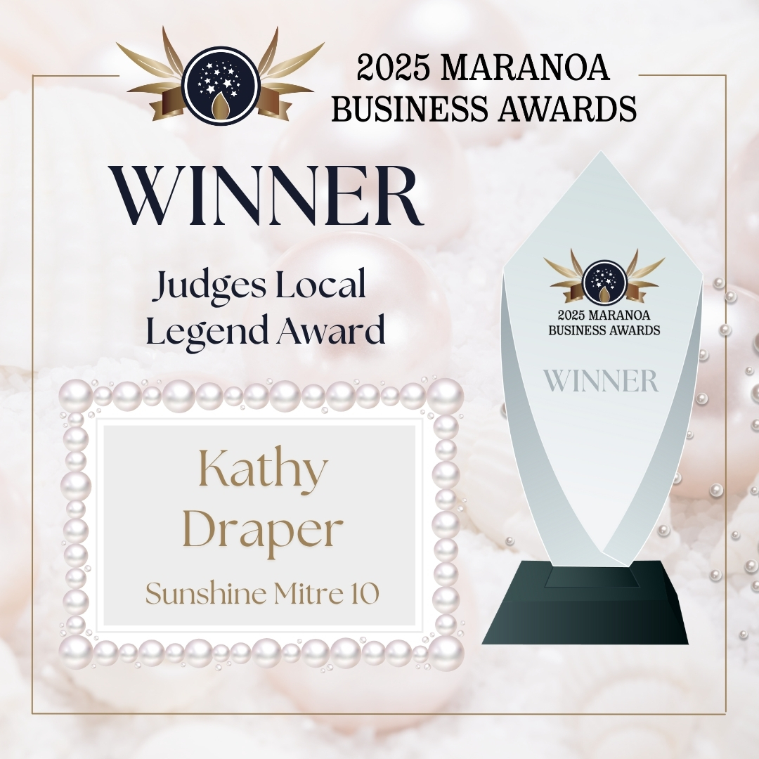 🌟 Judges Local Legend Award 2025 🌟
The Judges Local Legend Award is a brand-new category at the 2025 Maranoa Business Awards. 💫
Introduced to honour individuals who make a genuine difference through exceptional service, positivity, and community spirit. 🙌
And the winner is…
🥇 Kathy Draper – Sunshine Mitre 10!
Congratulations on being one of the inaugural recipients of this new award! 👏💖
@sunshinemitre10