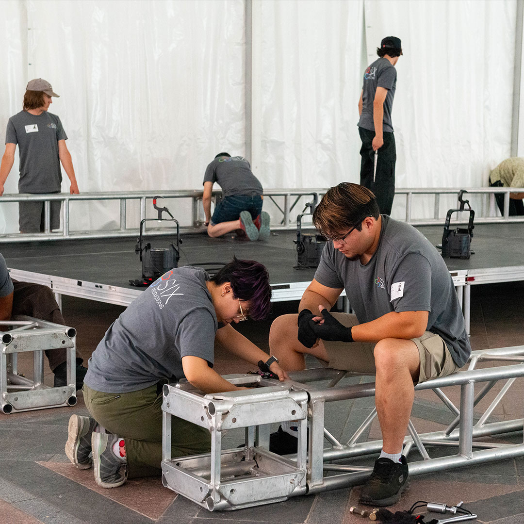 Before the lights hit and the show starts... we’re in the air.
Our rigging is built for impact, crafted for precision, and engineered to perform.
Because every unforgettable moment deserves a rock-solid foundation. ⚙️✨
#CorporateEvents #RiggingLife #EventPros #ProductionDesign #SixProductions