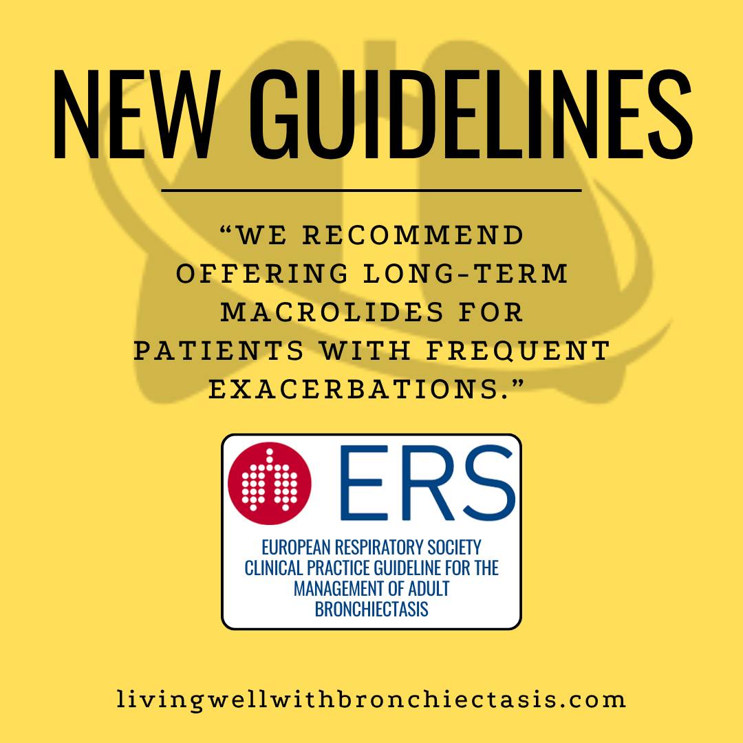 “We recommend offering long-term macrolides for patients with frequent exacerbations.” – European Respiratory Society Guidelines 2025
Macrolides are long-term antibiotics that can help reduce flare-ups — but only if you’re the right fit.
My Living Well with Bronchiectasis logbook helps me track flare frequency and symptom changes so I can have an informed chat with my doctor.
Because clear data = confident conversations.
Find out more: https://www.livingwellwithbronchiectasis.com
#Bronchiectasis #ERSGuidelines #Macrolides #Antibiotics #PatientEmpowerment #livingwellwithbronchiectasis
@europeanrespiratorysociety Bronchiectasis Management
