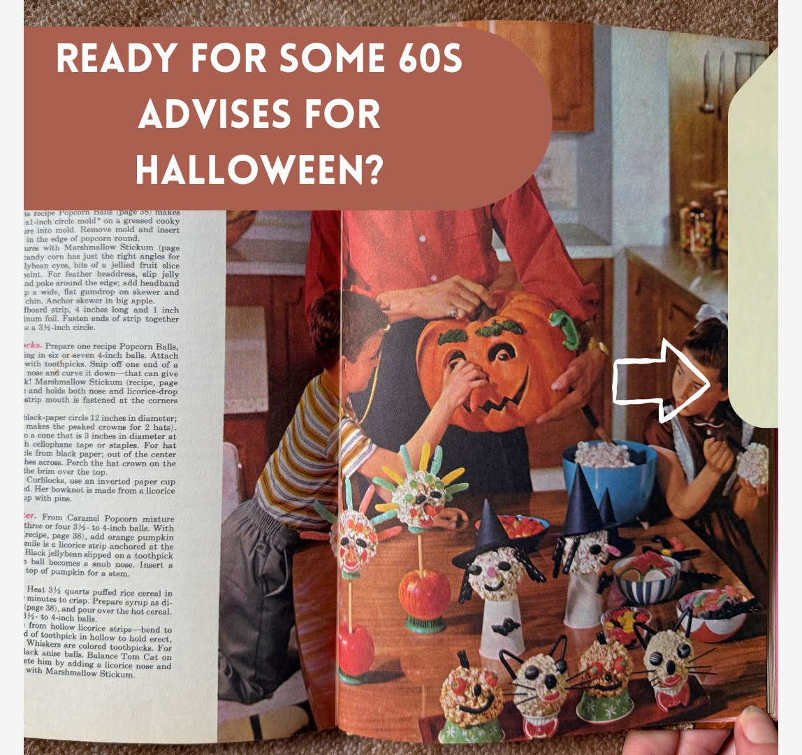 Tauche mit mir in ein paar herrlich nostalgische Tipps aus einem alten Better Homes Magazin ein. 🎃 Damals war Halloween noch ein bisschen anders – aber genauso magisch! ✨
Swipe durch und lass dich von den Retro-Ideen inspirieren. Vielleicht probierst du ja den einen oder anderen Tipp dieses Jahr aus? 🍬🕯️
#halloweenideas #pumpkinseason #betterhome #60s #vintagedesign #halloween🎃
#receipeoftheday