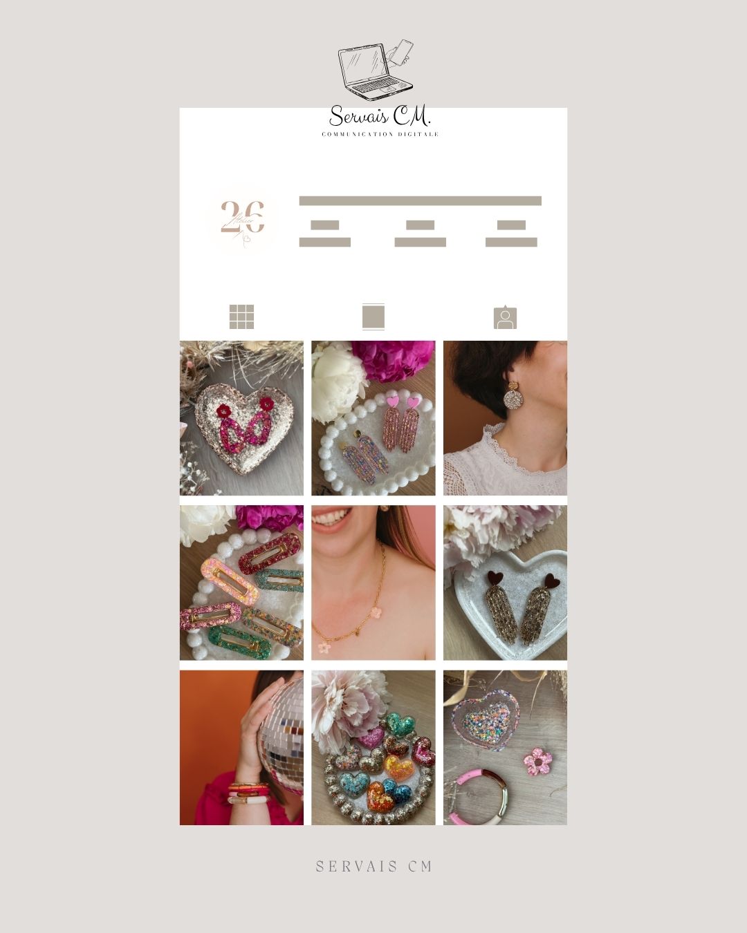 ✨ Découvrez l’univers unique d’Atelier 26 ! ✨
Créations artisanales, bijoux et accessoires faits main avec passion et soin. Chaque pièce raconte une histoire et sublime votre style avec originalité.
🎨 Pour un style qui vous ressemble, suivez-nous et laissez-vous inspirer par nos collections exclusives !
#Atelier26 #CréationArtisanale #BijouxFaitsMain #StyleUnique #PassionCréative #MadeWithLove