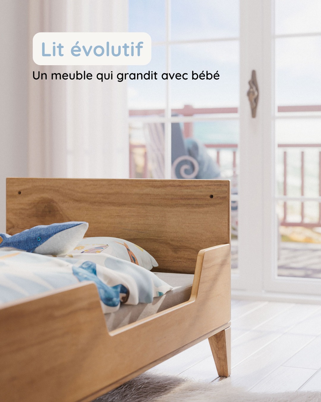 Les lits qui grandissent avec votre enfant 👶
Chez Théo-Bébé, nous savons que chaque bébé grandit vite et que sa chambre doit évoluer avec lui. Nos lits évolutifs sont conçus pour s’adapter aux différentes étapes de la croissance : du berceau au lit junior, en toute sécurité et avec style.
Fabriqués en bois véritable et finis avec des peintures à l’eau, ils allient sécurité, durabilité et respect de l’environnement. Un investissement malin qui accompagne bébé pendant des années, tout en créant un espace doux et sain pour dormir, jouer et rêver☁️
👉 Retrouvez nos lits évolutifs pour aménager une chambre sécurisée sur : www.theo-bebe.fr
#théobébé #litévolutif #chambrebébé #eco-friendly #sécuritébébé #boisnaturel #bienêtrebébé