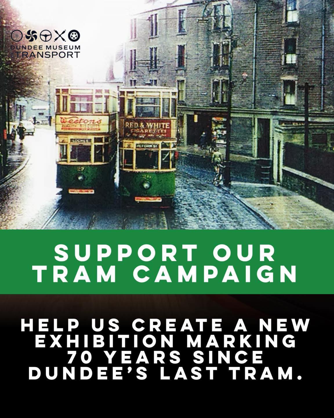 🚋❤️ Our Crowdfunder to celebrate 70 years since Dundee’s last tram is still ongoing – and we’re so grateful for your support so far.
We’re working to raise £25,000 to create a special exhibition telling the stories behind Dundee’s trams and the people who remember them.
If you haven’t yet had the chance to contribute, now’s the perfect time to hop on board and help us reach our goal. Every share, every donation, and every bit of support makes a difference.
🔗 Support the project here: https://www.crowdfunder.co.uk/p/a-reminiscence-of-dundees-trams