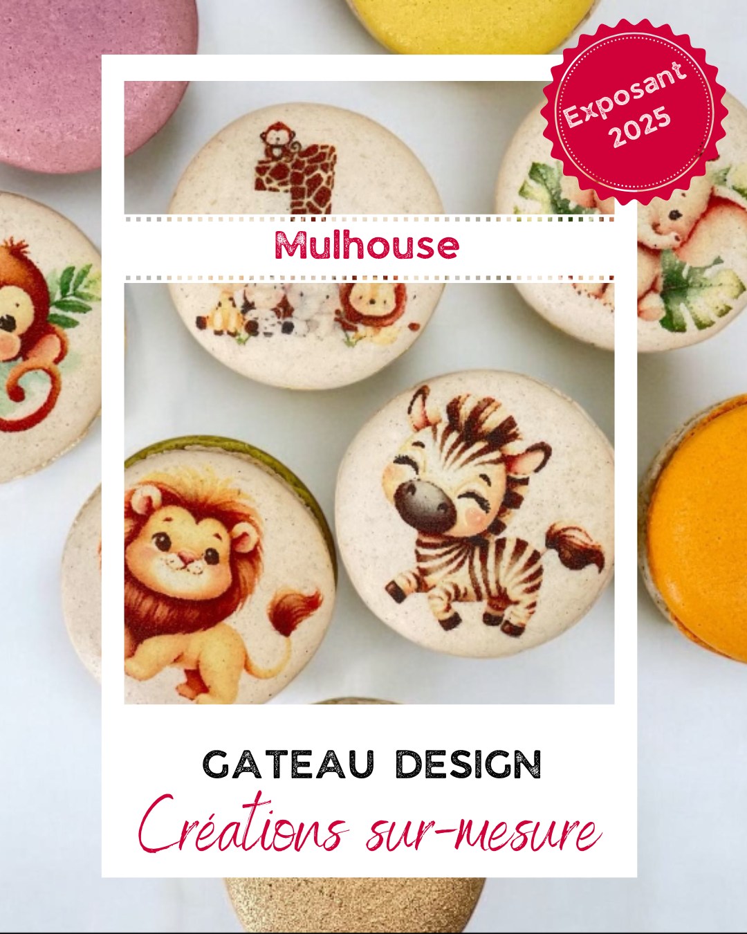 Depuis plus de 10 ans, Eleonora de @gateau_design fait rêver les mariés avec des créations sur mesure, élégantes et aériennes, inspirées de la grande tradition pâtissière française.
Spécialisée dans les wedding cakes et macarons personnalisés haut de gamme, la créatrice a déjà sublimé des événements à Paris, Cannes et Monaco.
Sa marque de fabrique ? Une créativité sans limites pour donner vie au gâteau de vos rêves — celui qui rendra votre mariage vraiment inoubliable.
Son univers ? Allez plus haut — parce qu’avec Gâteau Design, on ne se fixe aucune limite.
Ses conseils aux futurs mariés :
✨ Rêvez grand.
💫 Suivez vos émotions.
💖 Vivez pleinement chaque instant le jour J.
Pour elle, le Wild in Love, c’est avant tout la passion — celle qui fait vibrer, créer et sublimer chaque détail.
📍 Retrouvez Gâteau Design les 18 & 19 octobre à la Cité du Train de Mulhouse.
🎟️ Billetterie : www.wildinlovefestival.com