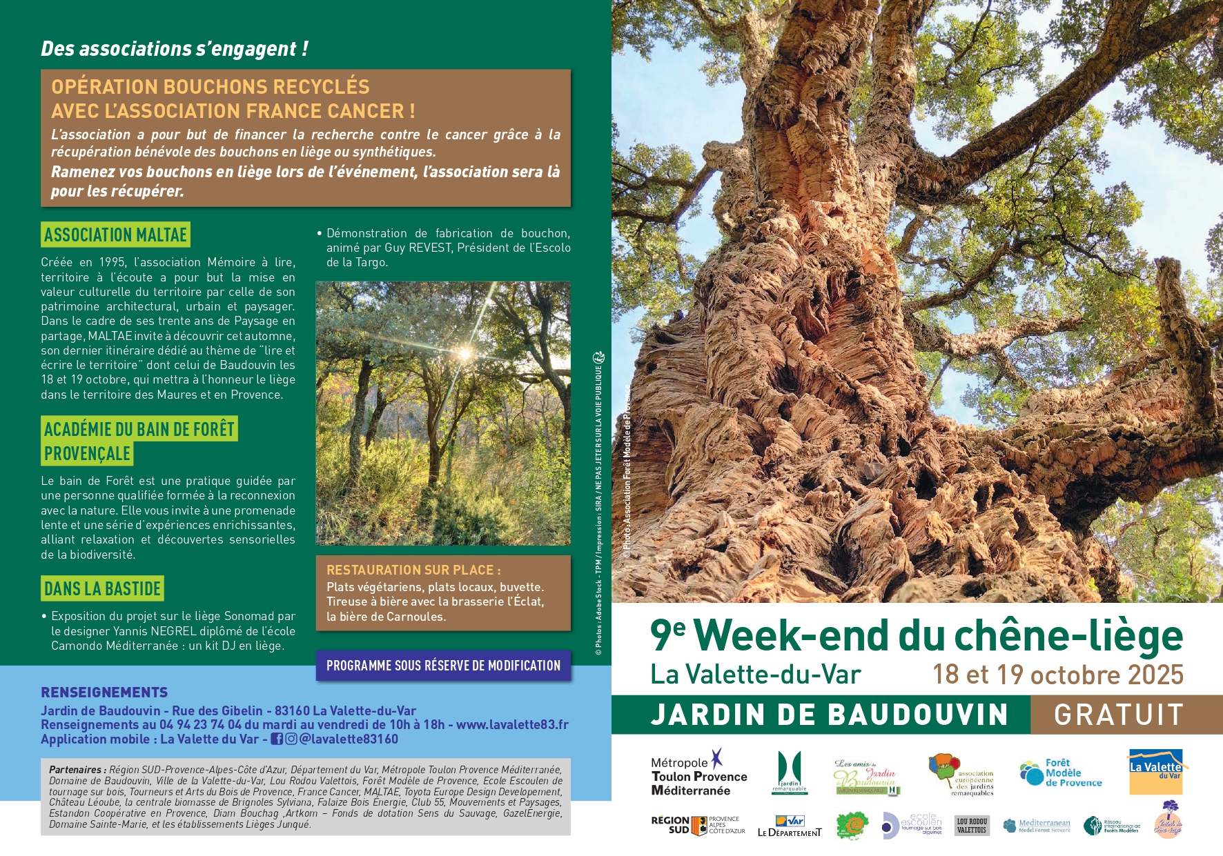 Retrouvez-nous au jardin de Baudouvin pour le week-end du chêne-liège.🌿
C'est l'occasion de venir découvrir ce beau jardin remarquable et de venir échanger avec nous autour des plantes en apéritif ou digestif.🥂
#SpiritueuxDeProvence #lecomptoirdelalchimiste #ArtisanatLocal #SaveursDeProvence #SpiritueuxArtisanaux #lecomptoirdelalchimiste #jardindebaudouvin @jardinremarquabledebaudouvin