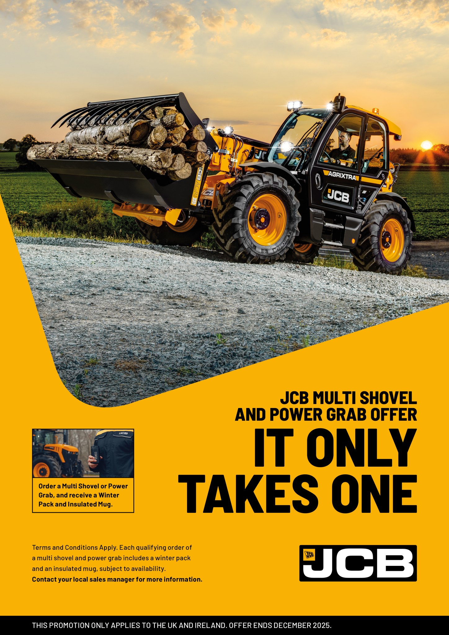 GRAB it whilst you can .... limited time offer is on until December ....
@jcbagriculture Power Grab and Multi shovel deals are here, multiple bracket options available.
Call your nearest depot for a special offer price , subject to availability !
📞 Stoke Canon 01392 841322
📞 Coads Green 01566 782100
📞 Truro 01872 510008
#Beares #JCB #JCBattchments #farm #agri #offer #specialoffer #grab