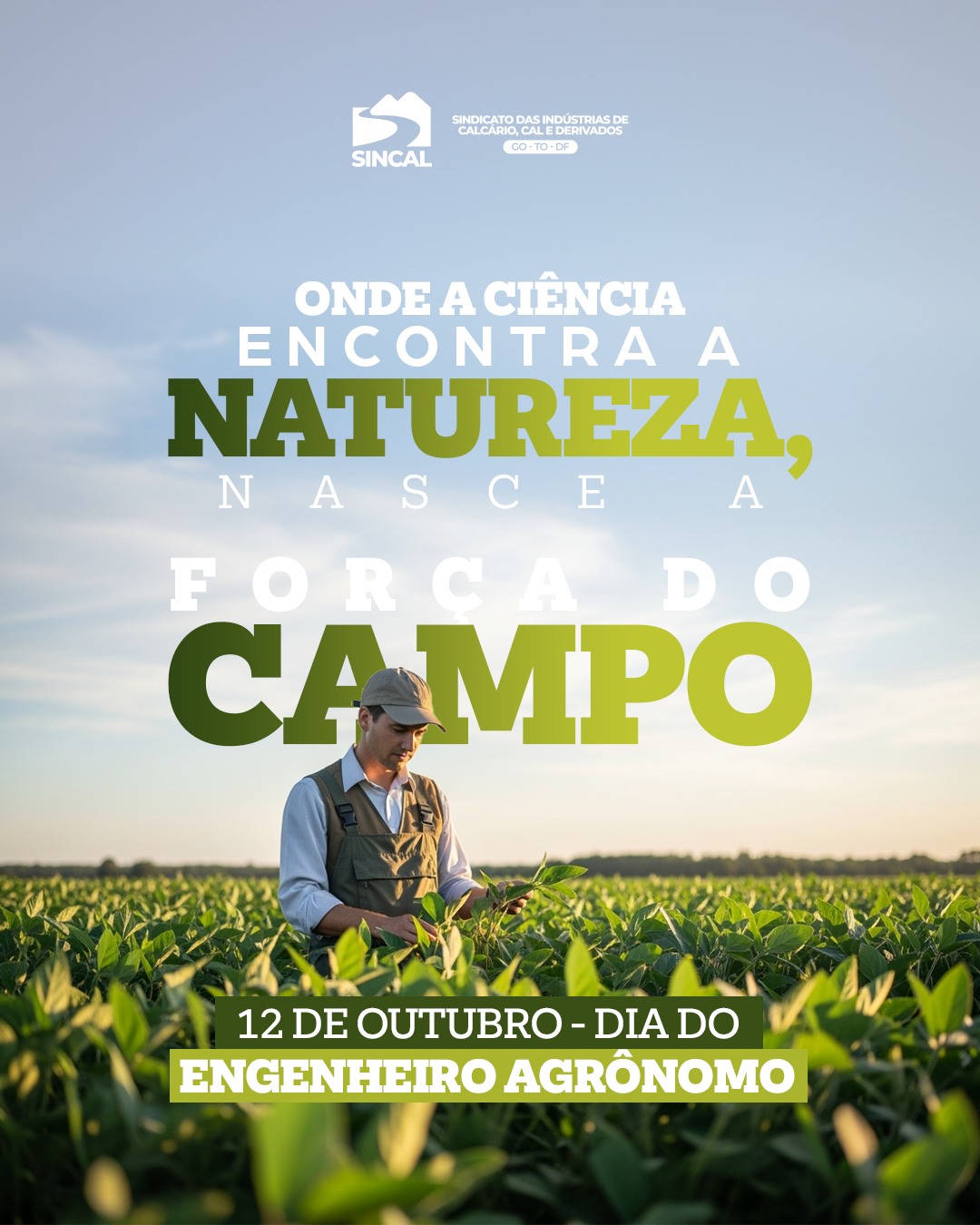 Valorizamos quem faz a diferença na base do nosso país: o profissional que entende e cuida da terra. 🤝🌿