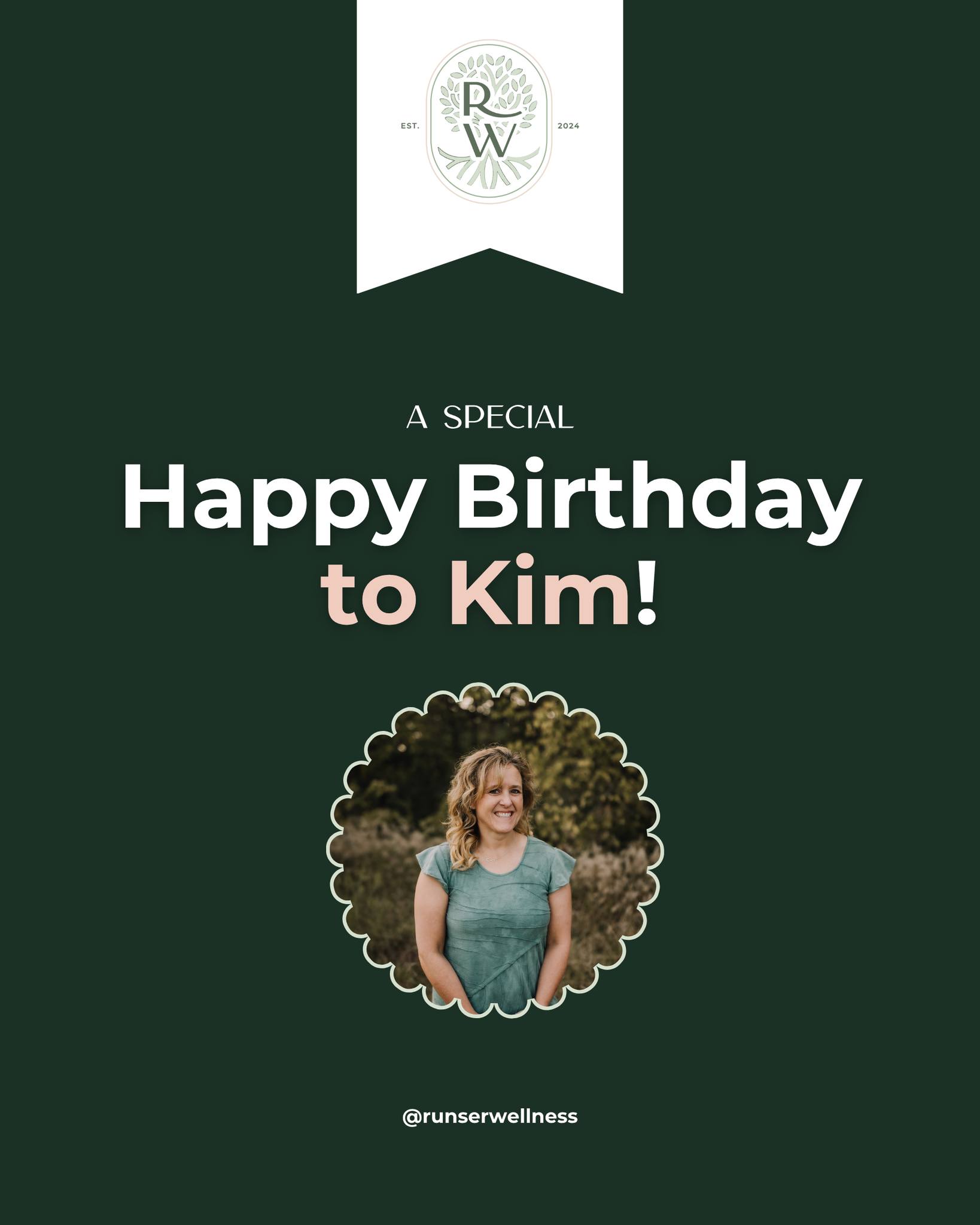 🎉🎂 Happy Birthday, Kim! 🎂🎉
Join us in celebrating Kim today! Wishing a happy birthday to a wonderful person who makes a difference in the lives of so many.
Her passion for health and wellness inspires us all, and her dedication to helping others on their journey to wellness is truly remarkable.
To another year filled with joy, growth, and all the love you give to others! Happy birthday, KIM!