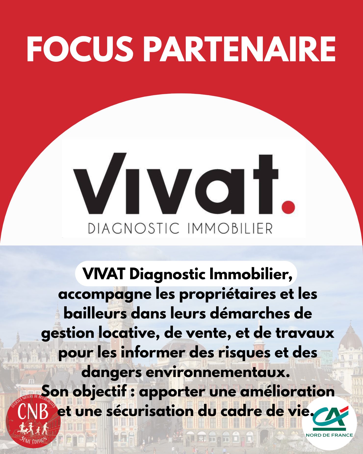 FOCUS PARTENAIRE 🏠👍
Partenaire de vos démarches immobilières, VIVAT vous accompagne par une gestion pointue et ses conseils avisés.
Si vous recherchez un professionnel réactif et efficace, VIVAT sera au rendez-vous de vos projets...
Merci à VIVAT de sa fidélité...
#coursesnaturedebourghelles #CNB #focuspartenaires