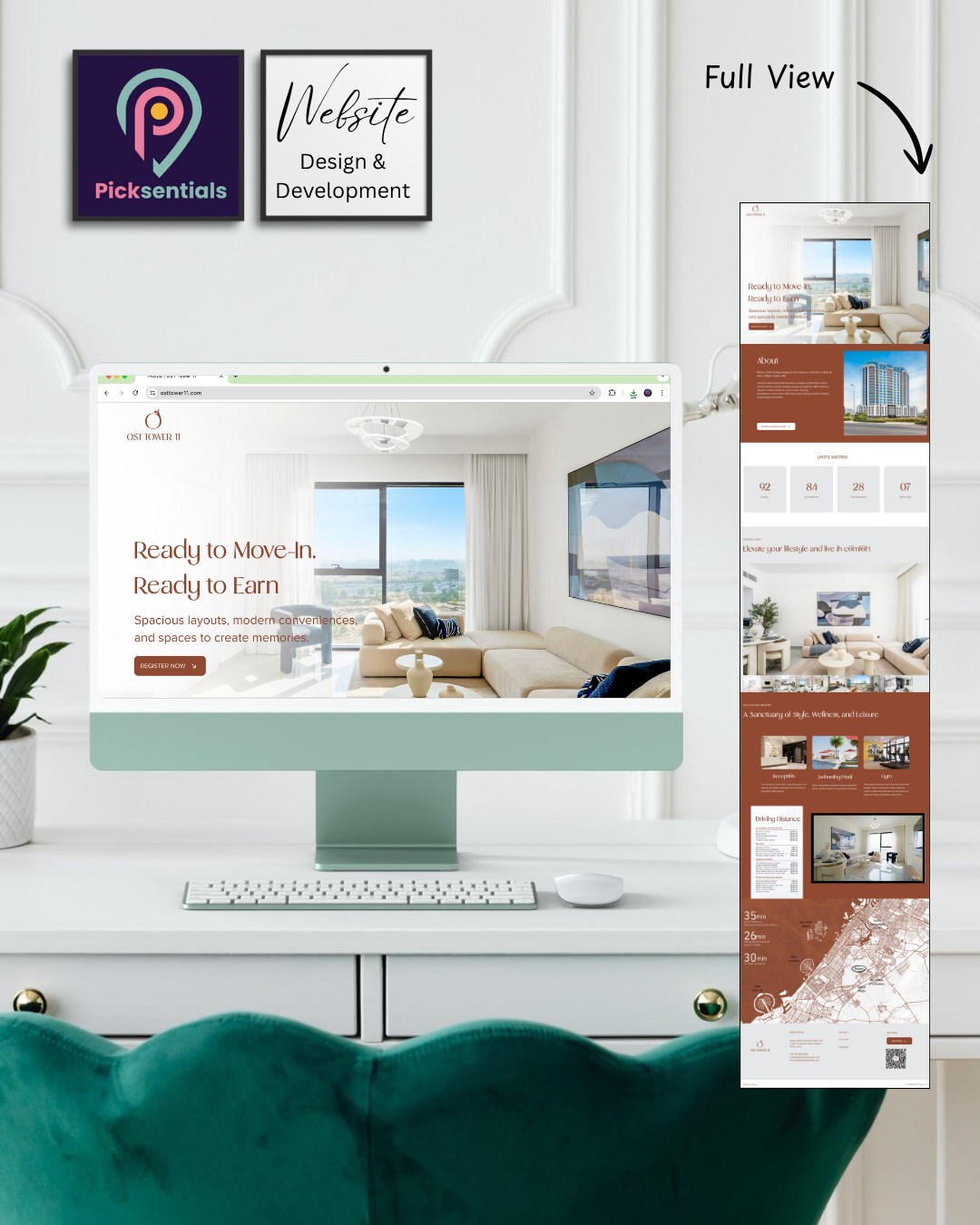 🏙️ Building Innovation Online
We designed and developed the OST Tower 11 landing page — a modern, professional platform that highlights the property’s design, amenities, and investment potential. Built for clarity, class, and convenience.
🏢 Real estate-focused website
📱 Responsive and user-friendly
📸 Visuals that showcase architecture and lifestyle
🎯 Designed to attract clients and investors
📩 Want a website that presents your property with impact? Let’s build it for you.
🌐 www.picksentials.com
| WhatsApp +971 50 583 5389
#picksentials #webdesign #osttower11 #realestatewebsite #uaedesigners #webdevelopment #propertybranding #digitalpresenc