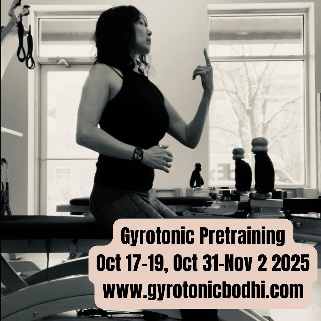 So many times I listened to my gut and have taken trainings without deliberation. If the Gyrotonic Expansion System resonates with you, whether you wish to teach or not, join me!
