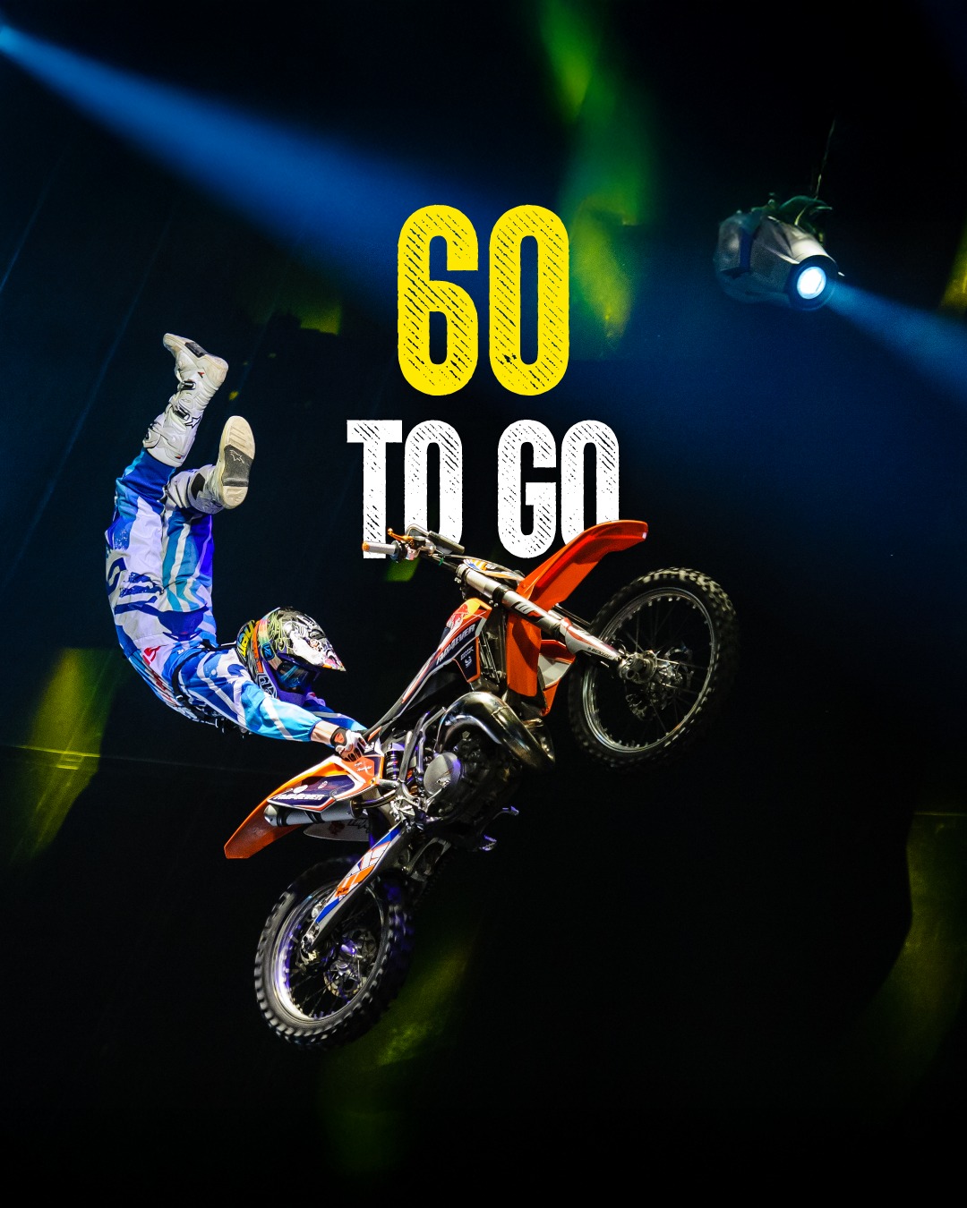 🖤💛 In 60 Tagen heißt es wieder: Flic Flac – Wahnsinn, Tempo, Adrenalin!
Kassel, mach dich bereit! 💥
👉 Den Link zu den Tickets findet ihr in unserer Bio.