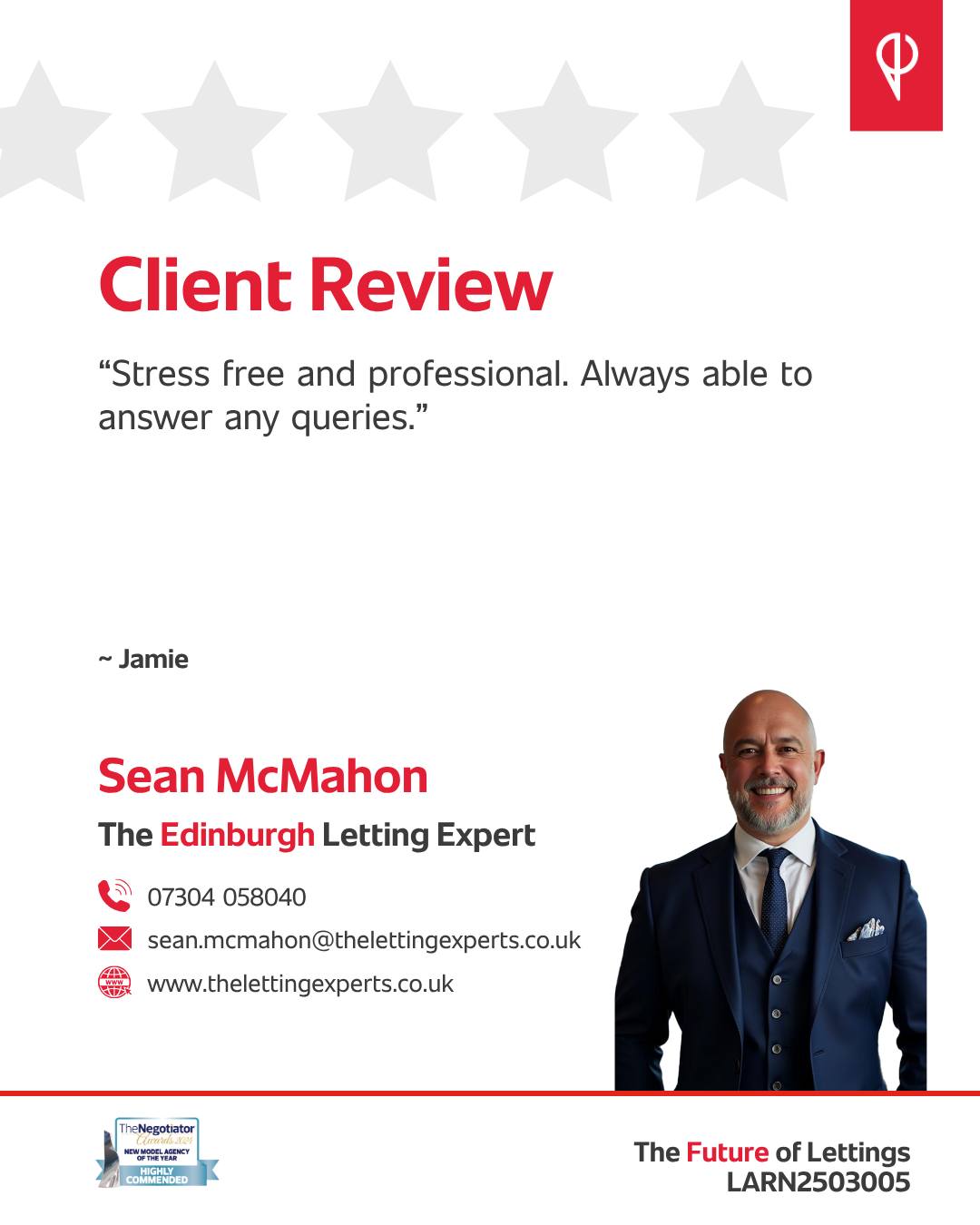 I really appreciate feedback like this. It’s a reminder that clear communication and genuine care make all the difference — for landlords, tenants, sellers and buyers alike. When service comes first, results naturally follow.