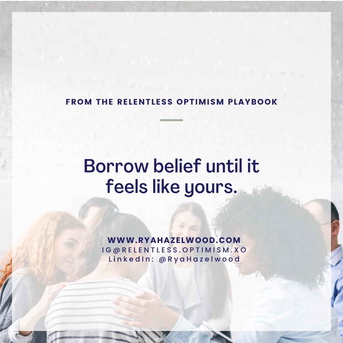 Sometimes the loudest voice of doubt is our own.
And in those moments, it helps to remember:
Who saw something in you?
Who handed you the mic or the invitation or the mirror?
✨ You don’t have to carry belief alone.
Sometimes the next step is simply borrowing courage until it feels like yours.
📝 Who was that person for you? Tag them and tell them how here.
#RelentlessOptimism #OwnYourVoice #ShareYourStory #ImposterSyndrome #TheLeadersEdge