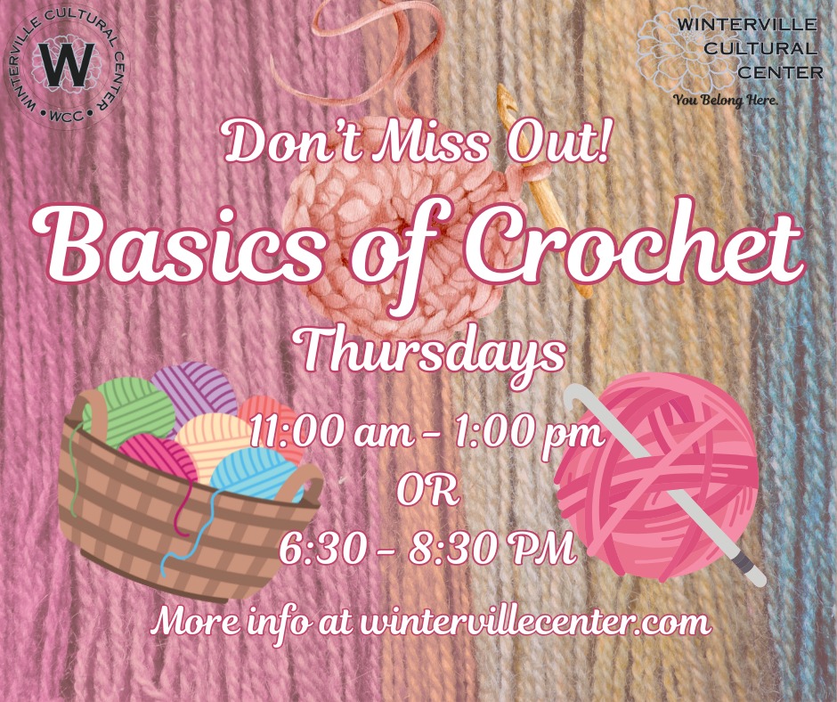 STARTING THIS WEEK! Don't miss your chance to sign up for our newest class addition! Crochet is a fun activity, and with gift-giving season right around the corner, what better skill to learn than this! For more information or to sign up, visit our website!
#wintervillega #athensga #georgia #winterville #athens #crocheting #artsandcrafts #autumn #fiberarts #art #foryoupage #foryouシ #foryoupage💙 #footballseason