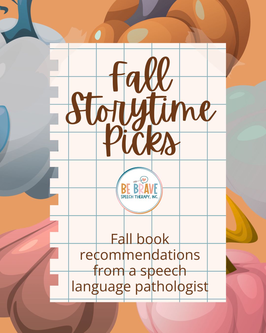Aghhh I love fall! Is it beginning to feel like fall where you are?
🍂 Fall books are a perfect way to build language while getting cozy!
Here are a few of our favorite fall reads:
📖 The Little Old Lady Who Was Not Afraid of Anything — great for sequencing and sound effects
🍎 Apple Farmer Annie — vocabulary + categories
👻 Room on the Broom — rhyming, story retell, and “who” questions
📌 Tip: Pause to let your child finish sentences, describe pictures, or act out parts of the story.
Remember that reading together can mean you reading the story for your child and them listening, them trying to read It, or a combo of both! Don't forget that just looking at the pictures and talking about what YOU see is sometimes better than reading the actual words in the book. FOLLOW your child's lead :)
#BeBraveSpeechTherapy #escondidomoms #escondidocalifornia #sanmarcosmoms #sanmarcoscalifornia #vistamoms #vistacalifornia #northcountysdmoms #valleycentercalifornia #fallbrookcalifornia #sandiegoslp #SpeechTherapy #SpeechTherapist #SpeechPathologist #PrivatePracticeSLP #pediatricslp #escondidokids #sanmarcoskids #hiddenmeadows #fallspeechtherapyactivites #fallspeechtherapybookrecs