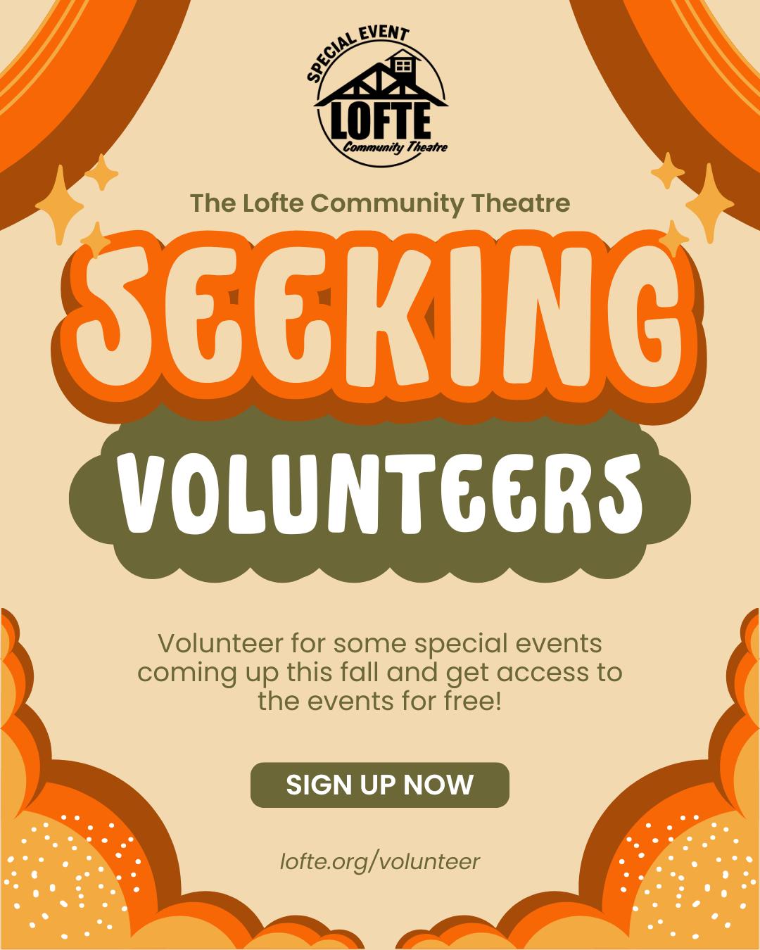 We have several fun special events coming up this fall and we are currently seeking volunteers to help out! All volunteers will be able to attend the events for free, and volunteers for the Murder Mystery Dinner Theatre will be provided dinner. Here are the links to sign up!
Rocky Horror Picture Show (10/31), Optimistic Personality Disorder (11/7), Veteran's Day Concert (11/9 at 2:30), Wicked Part 1 Sing Along (11/9 at 5:00) - https://bit.ly/LofteMMDTVolunteer2025
Murder Mystery Dinner Show - https://bit.ly/LofteSpecialEventVolunteerNov2025
To see which positions are available for each event, please see the links above. For details about responsibilities visit our website: https://www.lofte.org/volunteer
.
.
.
.
.
#Lofte #TheLofte #BornInABarn #LofteTheater #CommunityTheater #CommunityTheatre #Volunteer #Nebraska #CassCounty #Lincoln #Omaha #WeepingWater #Manley #theatre #theater #specialevents #wicked #dinnertheater #rockyhorrorpictureshow #veteransday