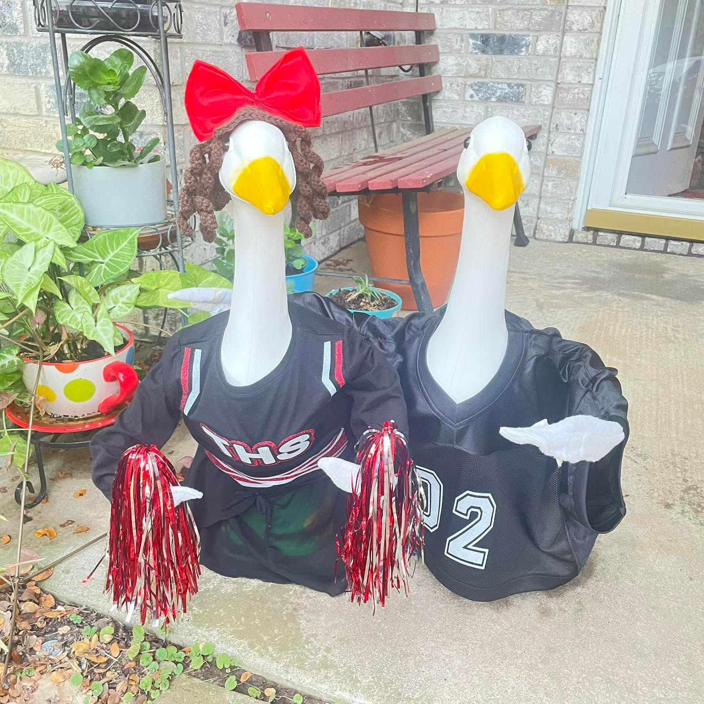 Happy Homecoming Trinity High school!
Gabby and Honks are proud to celebrate with you too!
#hoco2025 #trinityhighschool #onceatrojanalwaysatrojan #porchgooseofinstagram #cheerfulcrafthouse